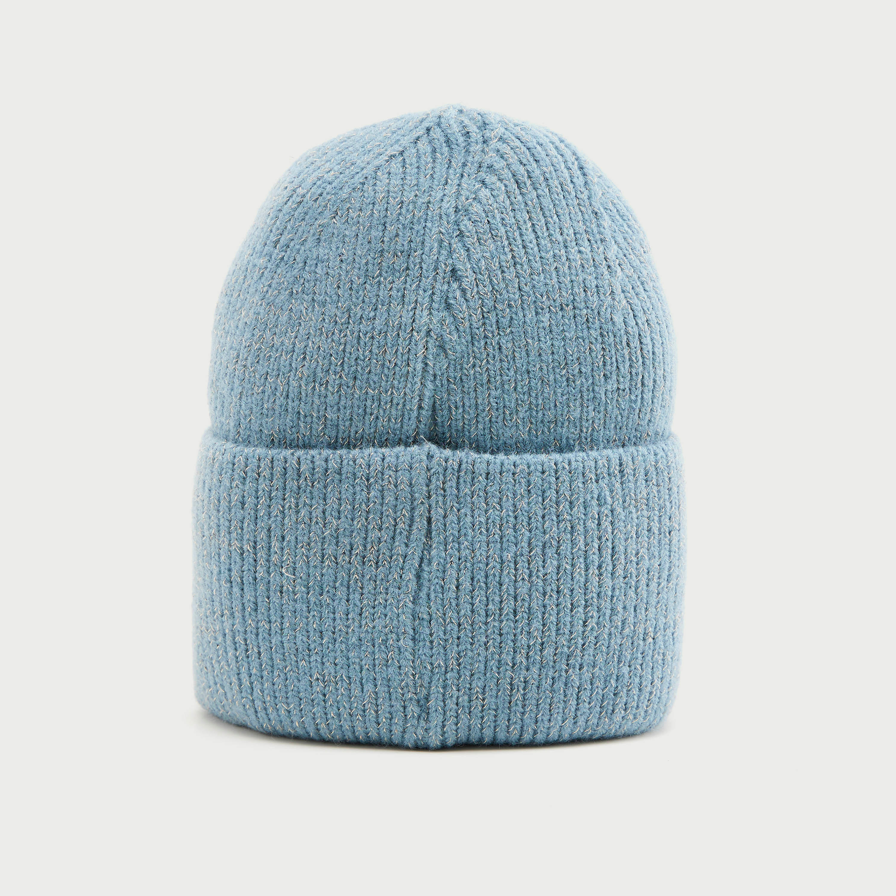 Ribbed Beanie with Cuffed Hem-women-clothingaccessories-capsandhats-image-4