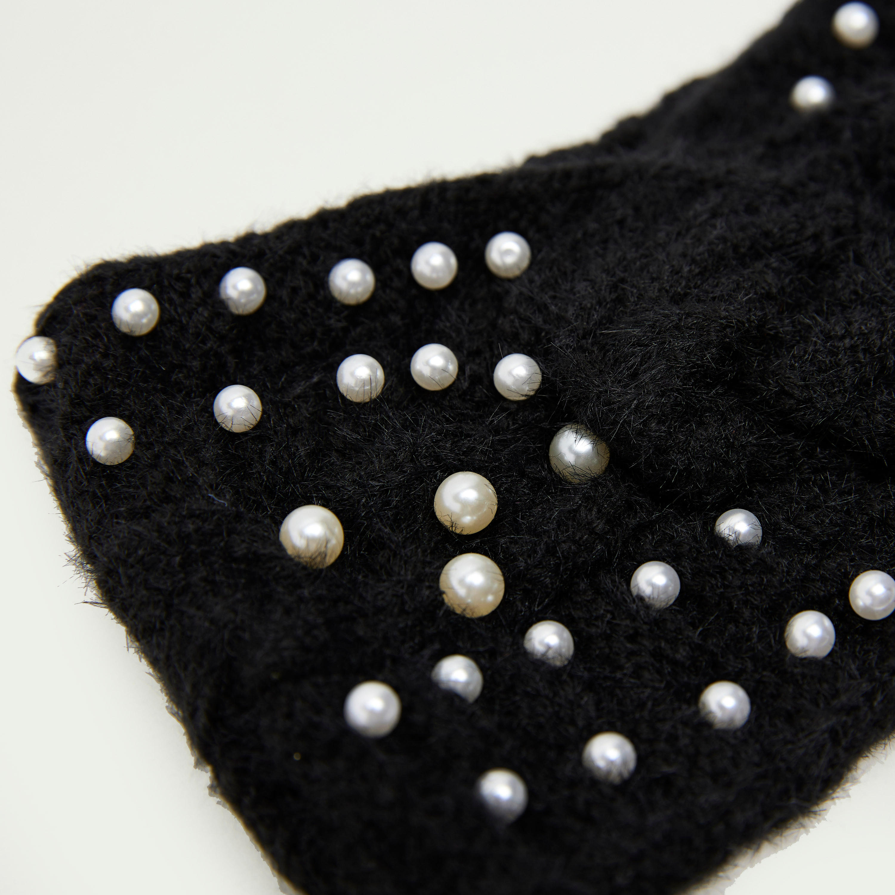 Pearl Embellished Knitted Twisted Knot Headband-women-hairaccessories-bands-image-3