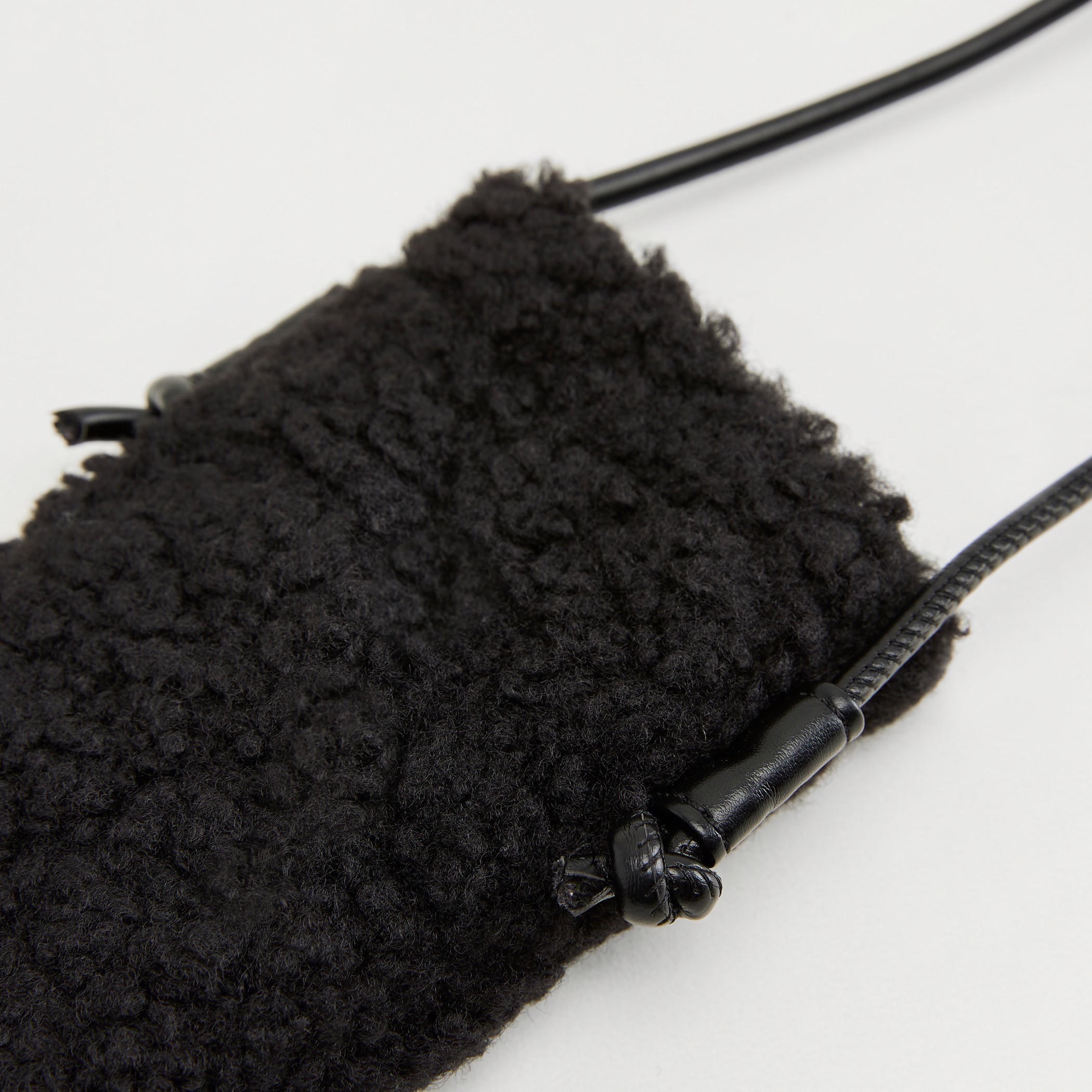 Textured Pouch with Sling Strap and Magnetic Button Closure-women-bagsandwallets-handbags-image-3