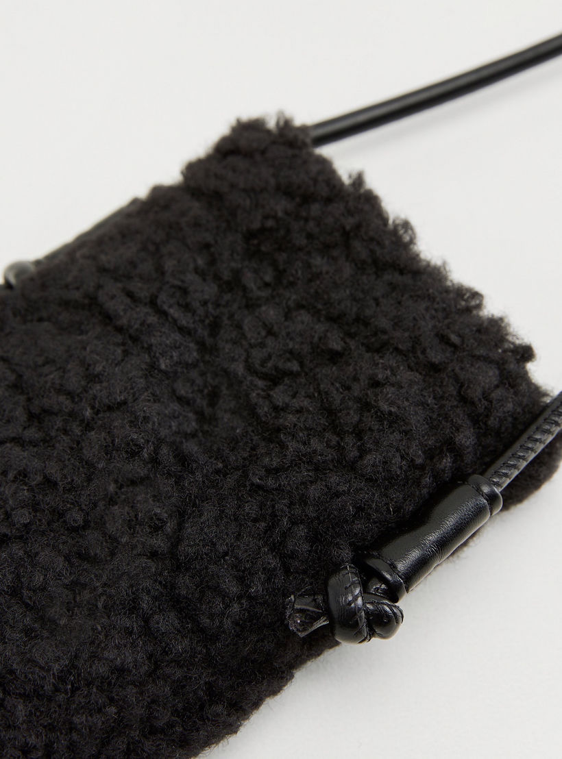 Textured Pouch with Sling Strap and Magnetic Button Closure-women-bagsandwallets-handbags-image-3