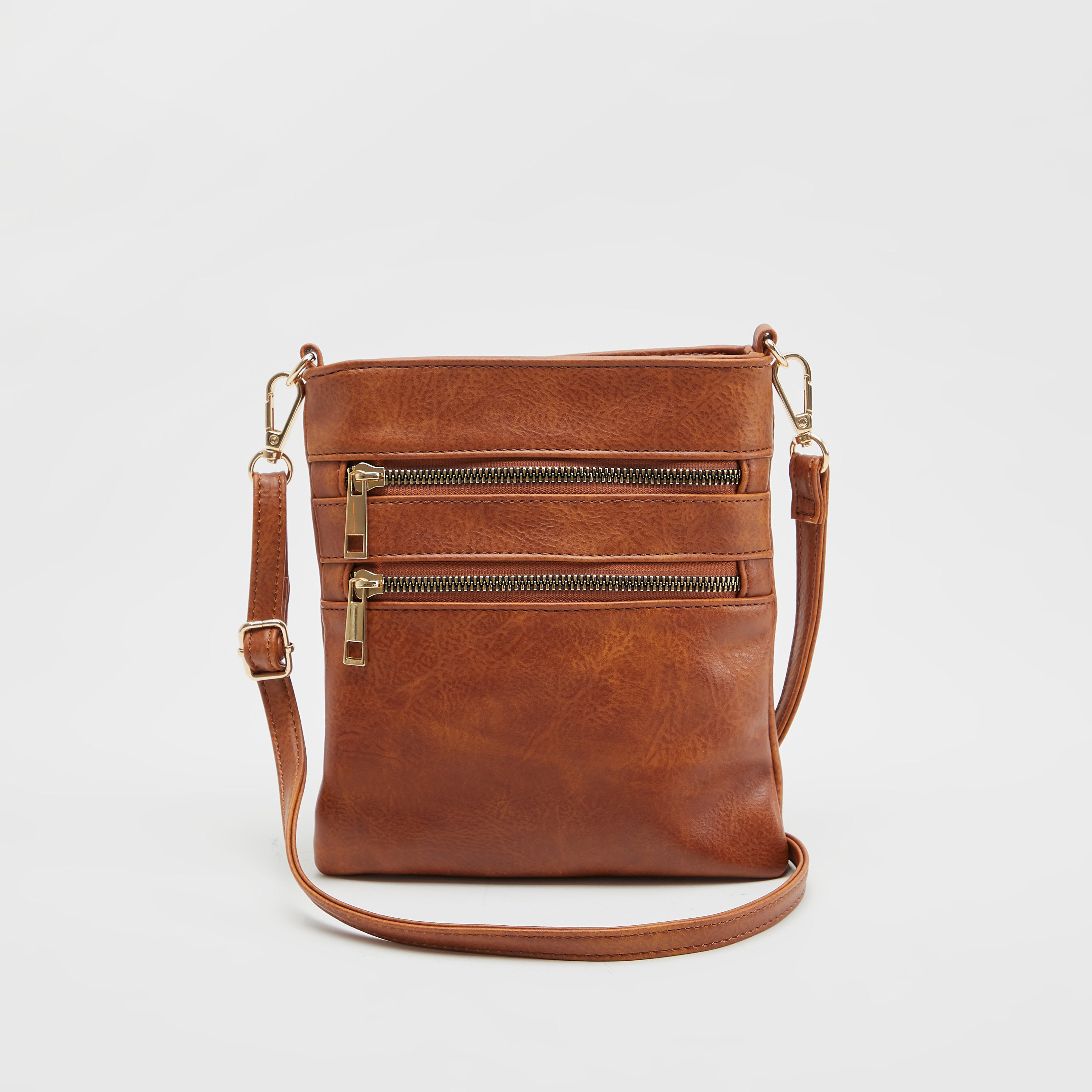 Textured Leather Crossbody Bag-women-bagsandwallets-handbags-image-1