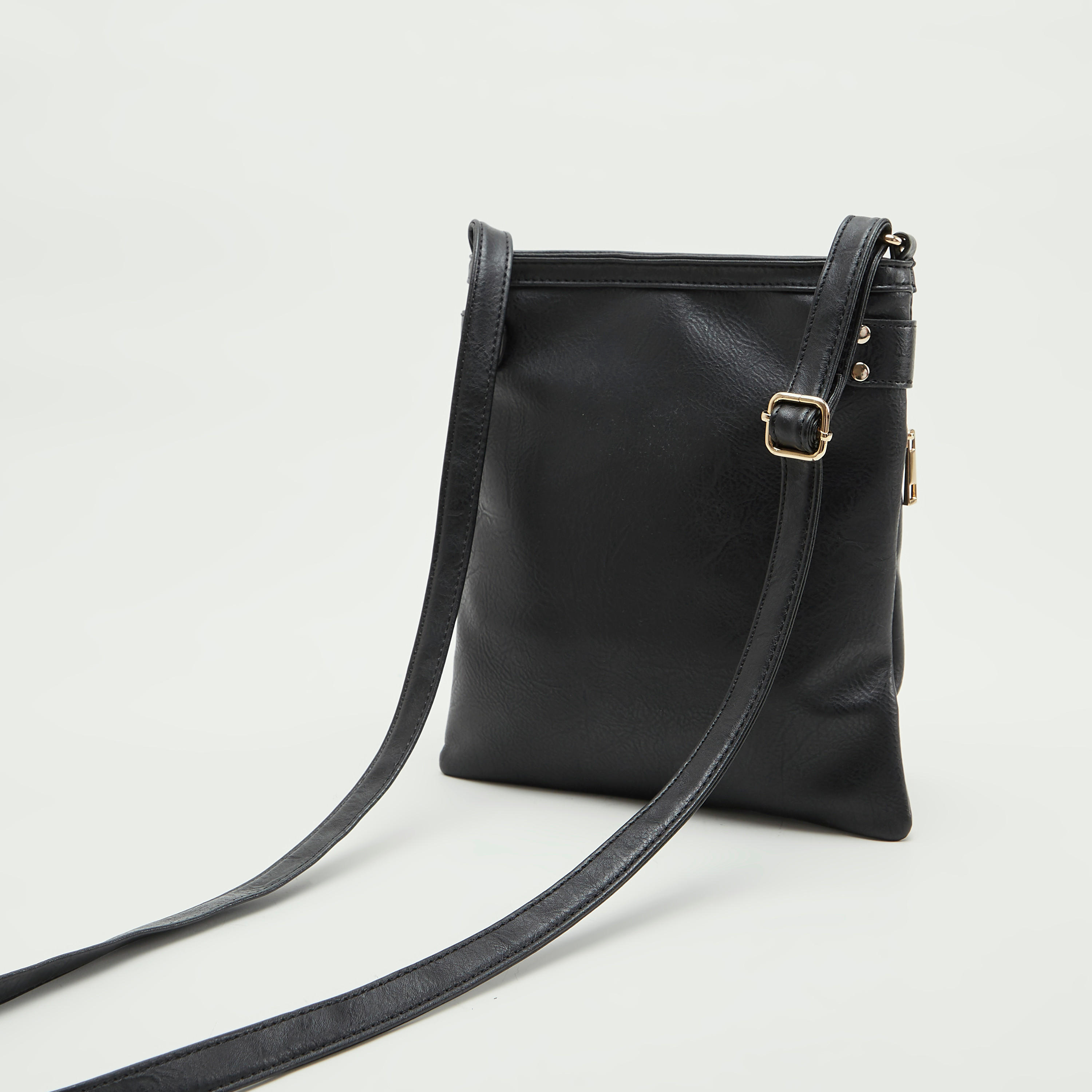 شنطة كروس بودي بارزة الملمس بسحّاب إغلاق وحزام قابل للتّعديل-women-bagsandwallets-handbags-image-5