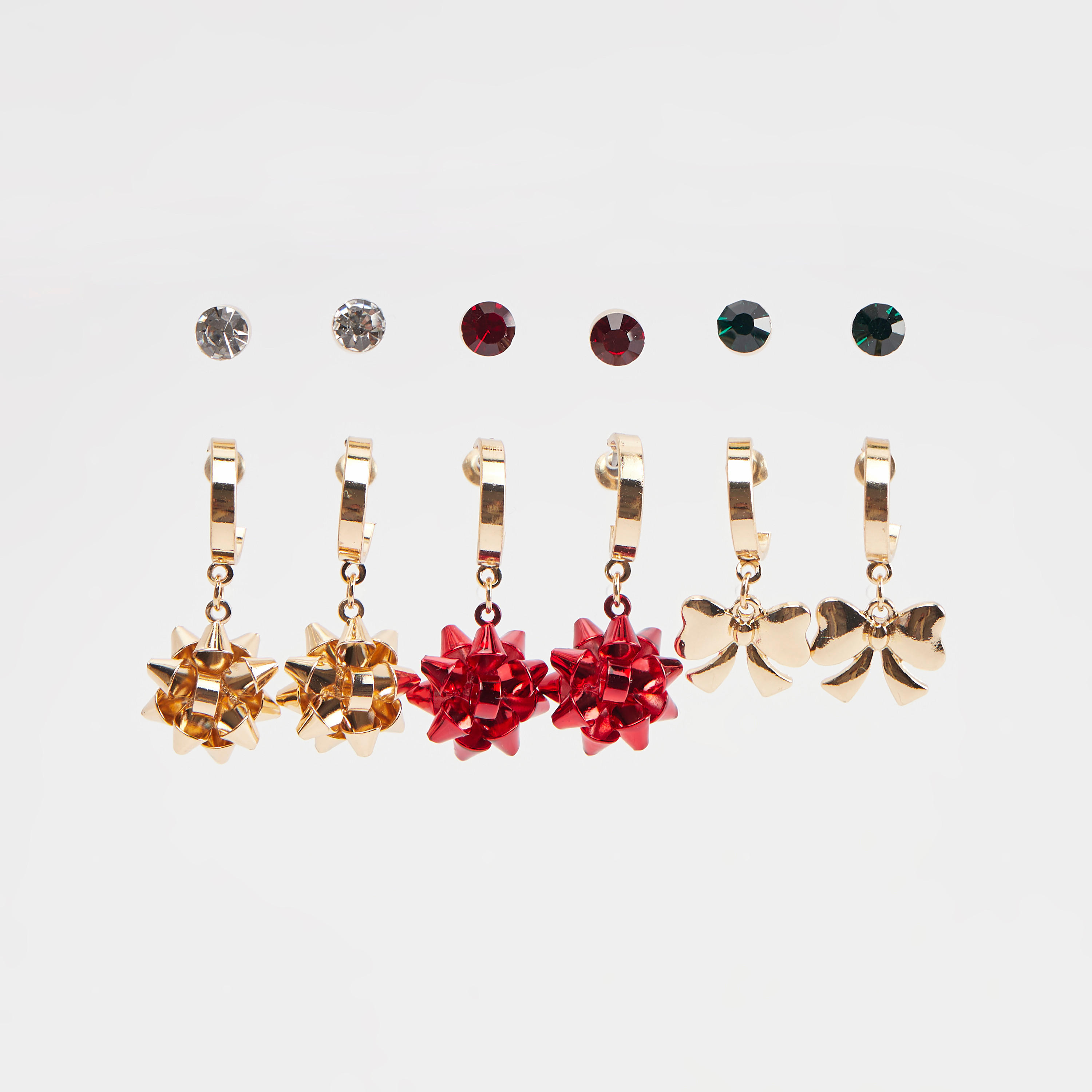 Set of 6 - Assorted Embellished Earrings-women-watchesandjewellery-jewellery-earrings-image-1
