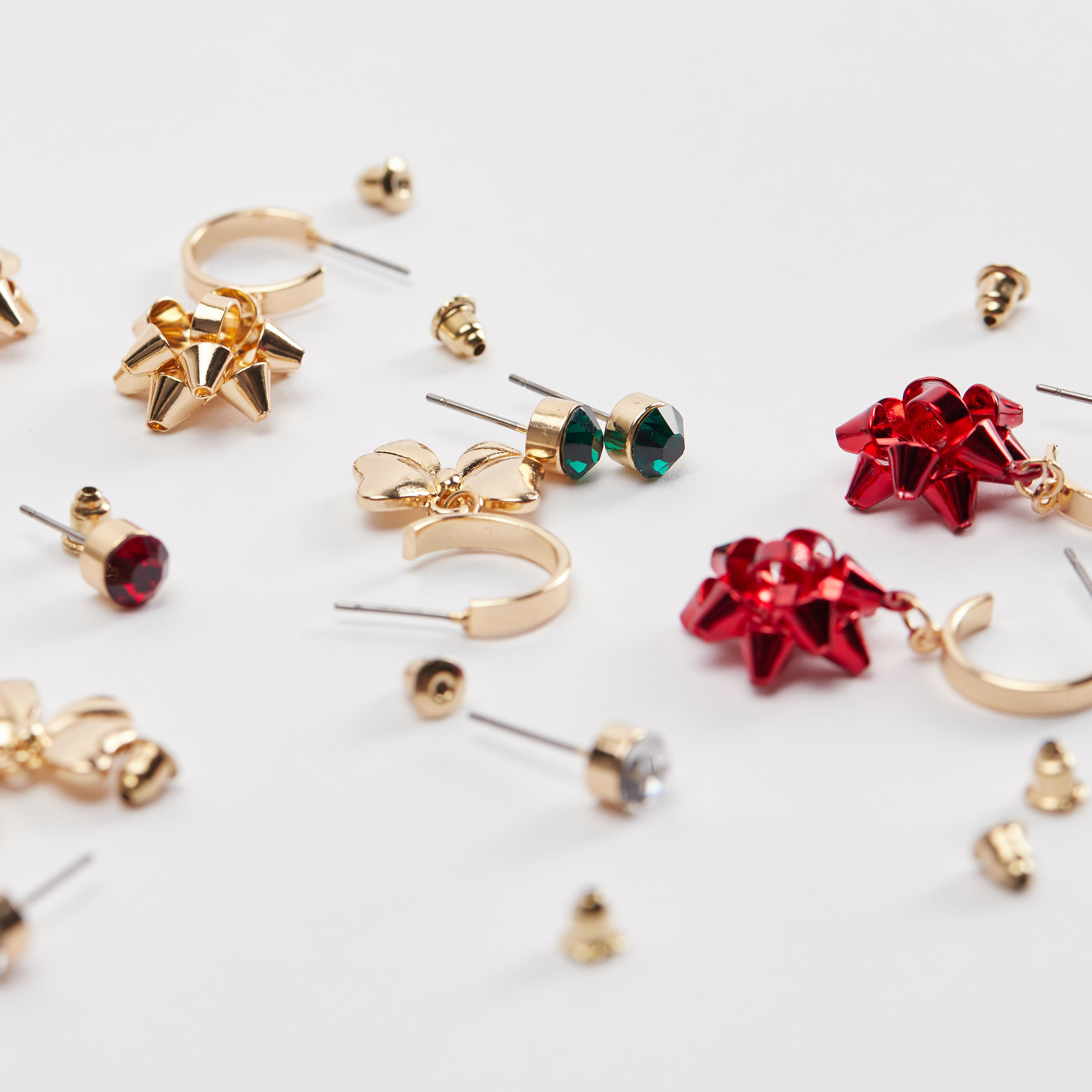 Set of 6 - Assorted Embellished Earrings-women-watchesandjewellery-jewellery-earrings-image-3