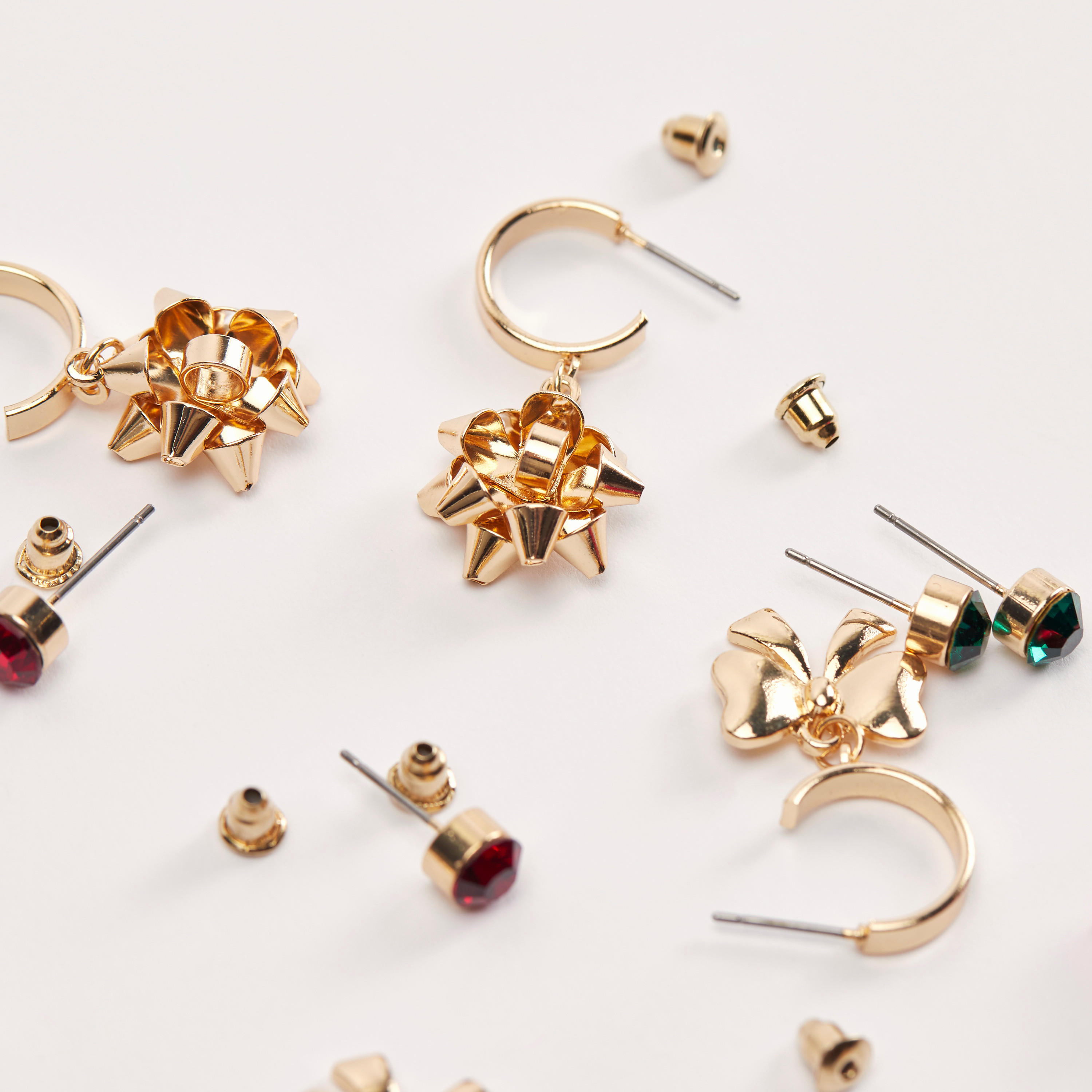 Set of 6 - Assorted Embellished Earrings-women-watchesandjewellery-jewellery-earrings-image-4