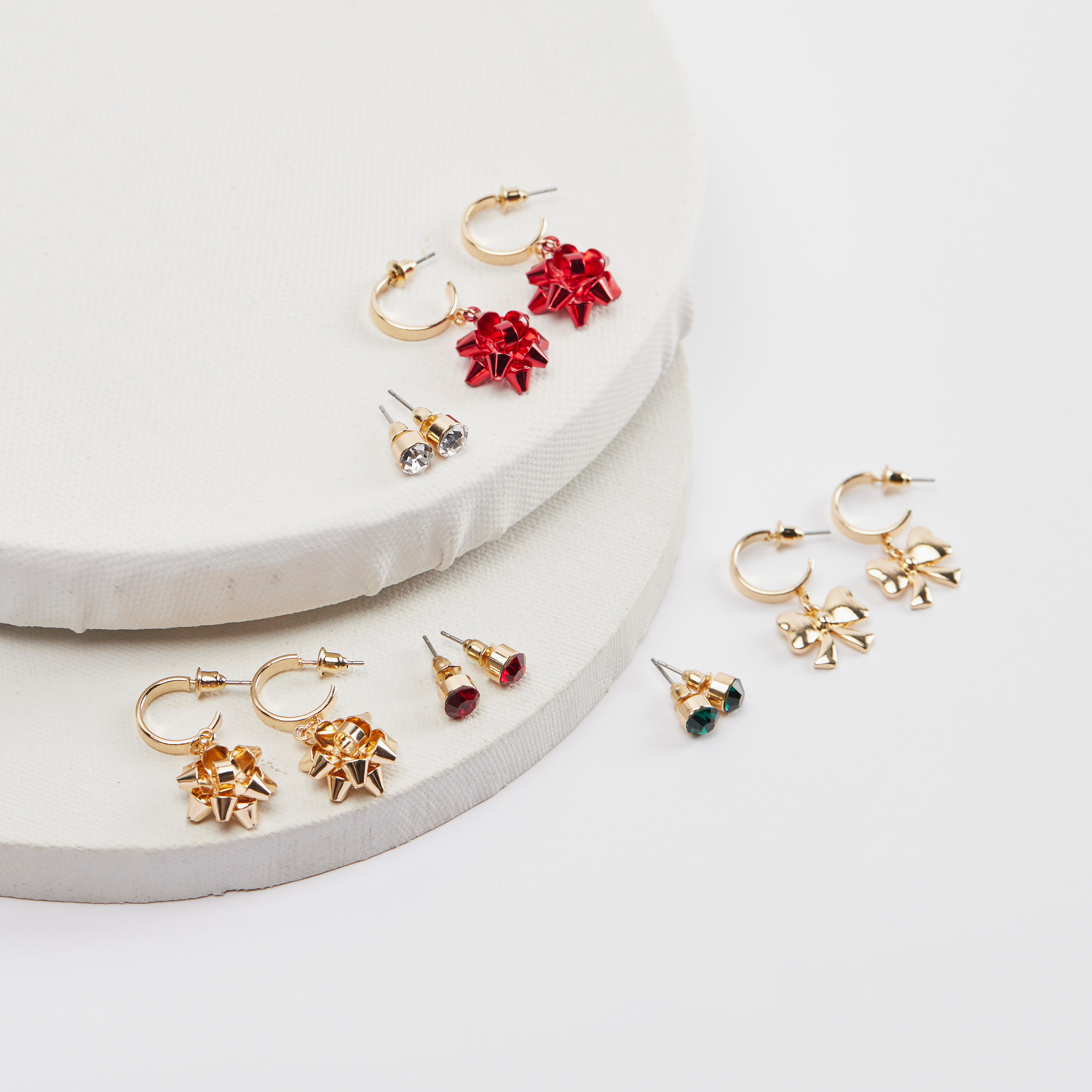 Set of 6 - Assorted Embellished Earrings-women-watchesandjewellery-jewellery-earrings-image-5