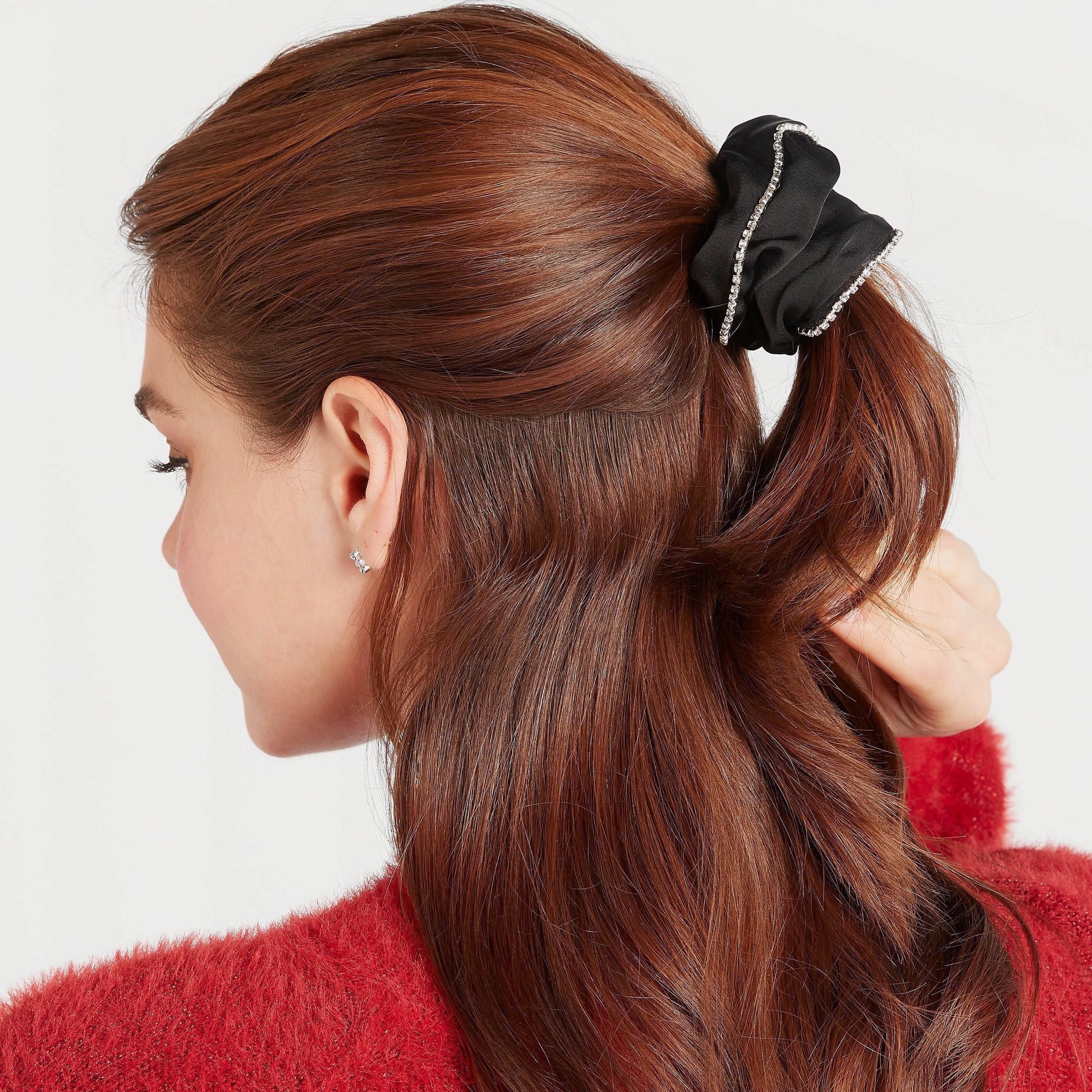 سكرانشي شعر مرصعة بالحجارة - طقم من قطعتين-women-hairaccessories-scrunchies-image-2