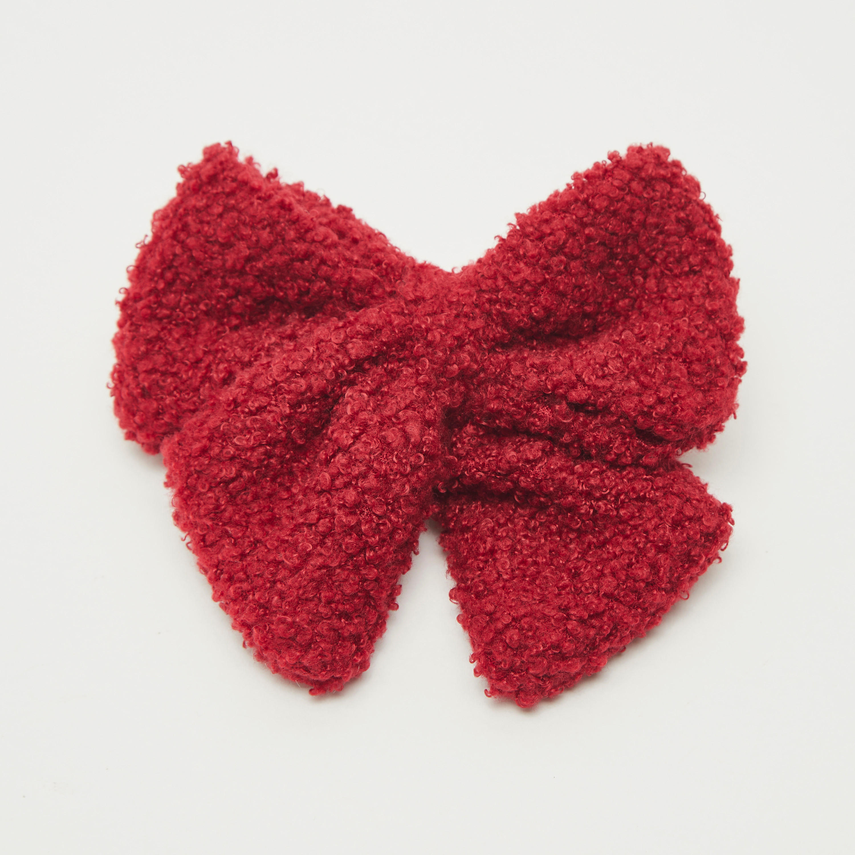 Textured Hair Clip with Bow Accent-women-hairaccessories-image-1