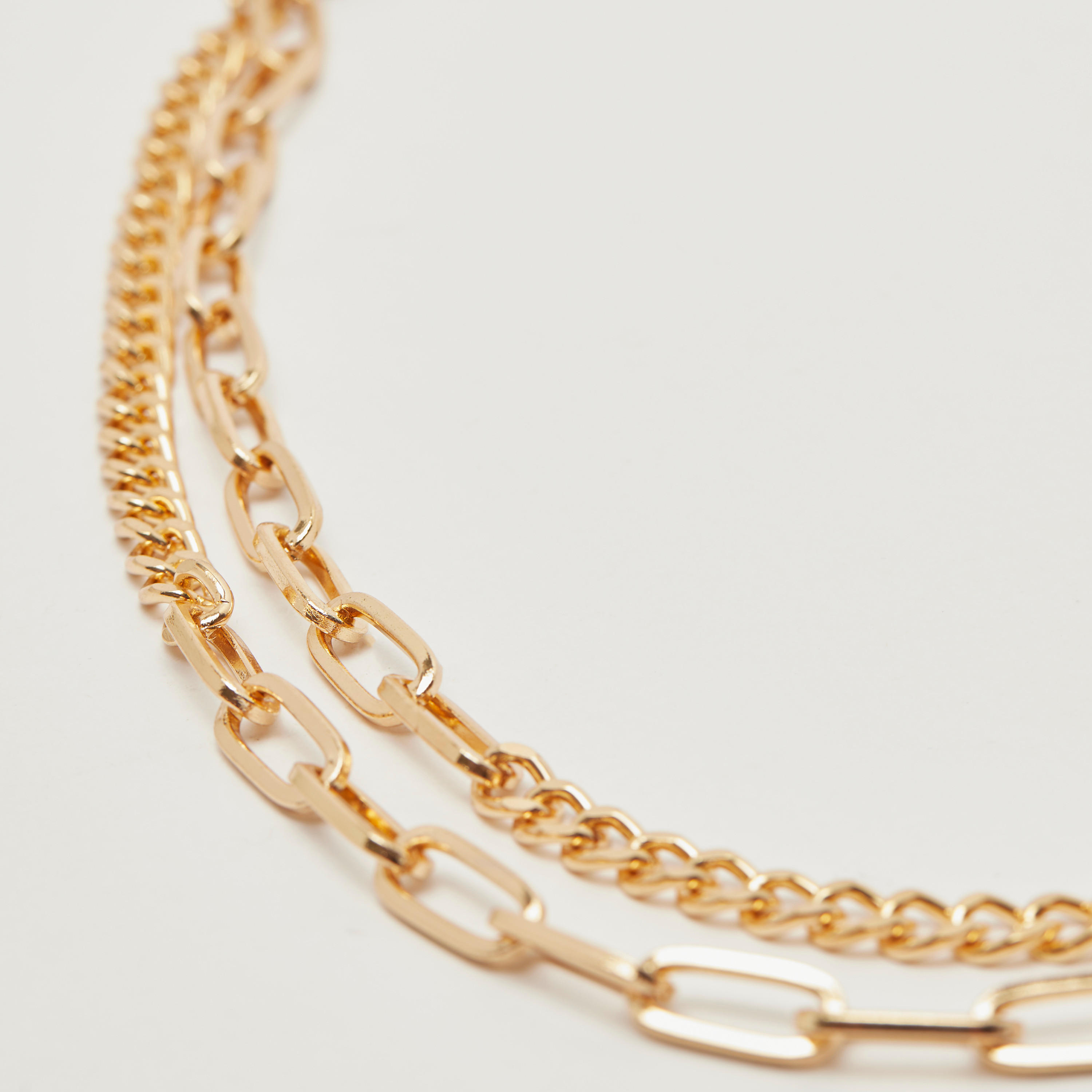 قلادة تشوكر بسلسلة متعدّدة الطبقات بمشبك إغلاق-women-watchesandjewellery-jewellery-necklacesandpendants-image-2