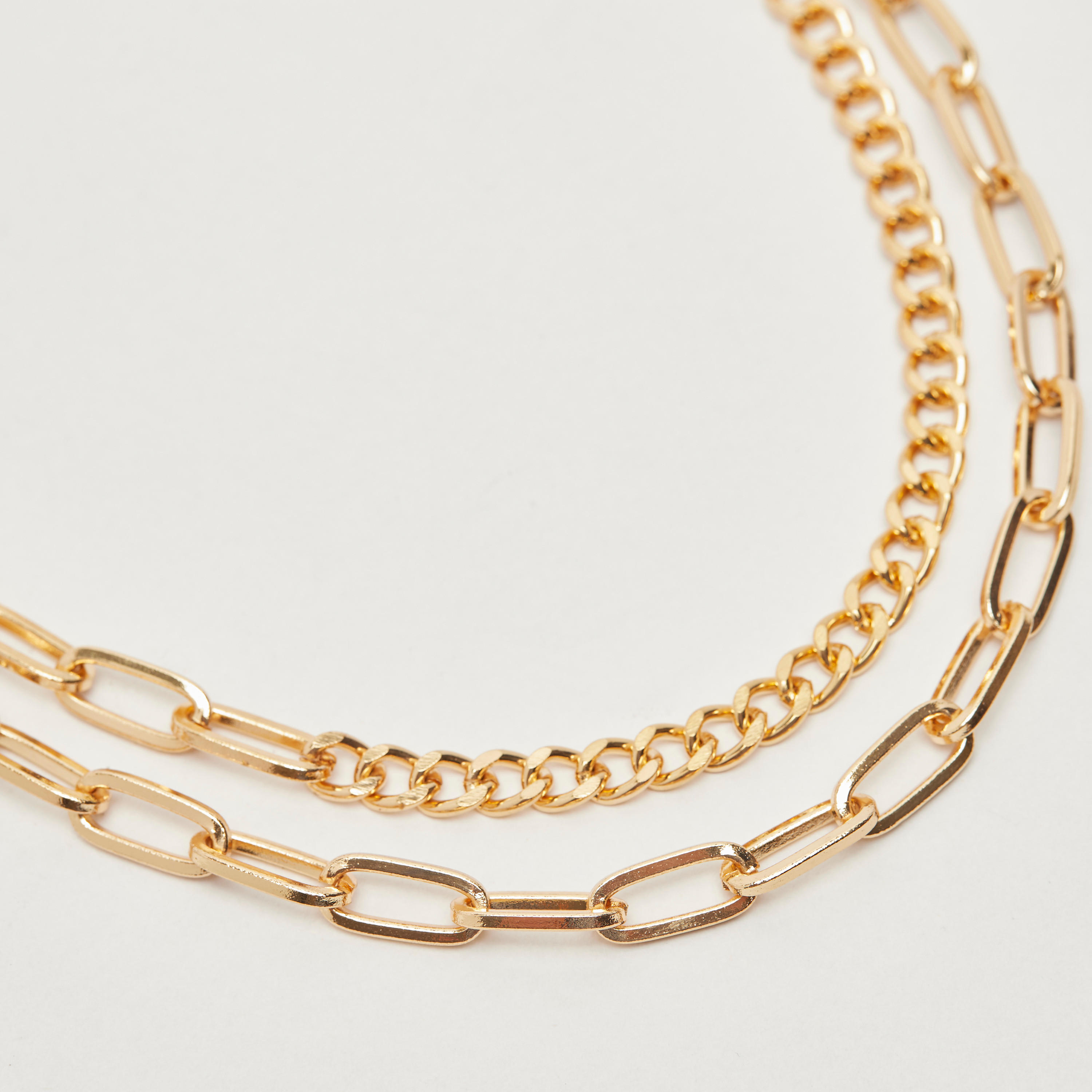 قلادة تشوكر بسلسلة متعدّدة الطبقات بمشبك إغلاق-women-watchesandjewellery-jewellery-necklacesandpendants-image-3
