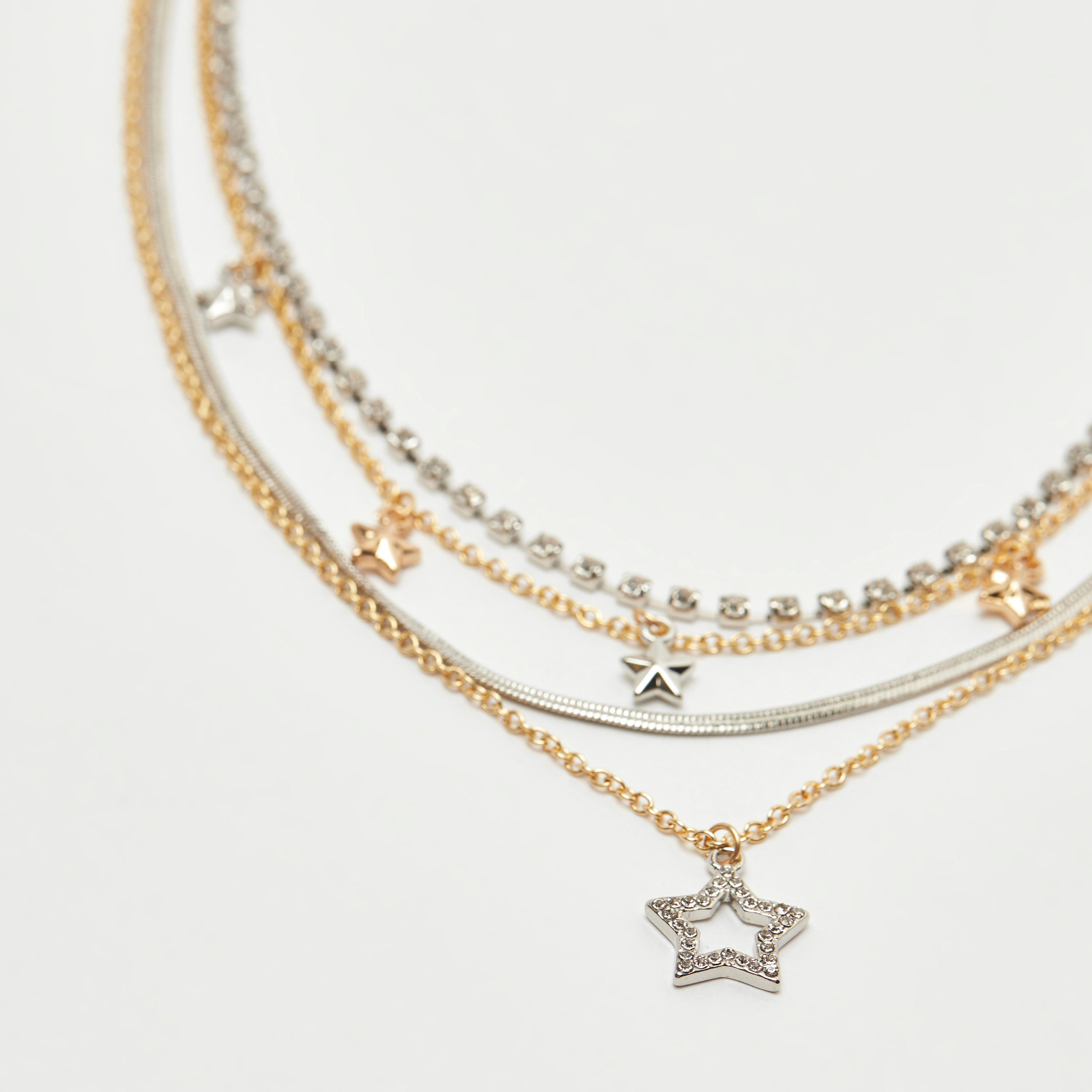 قلادة مزيّنة متعددة الطبقات بمشبك إغلاق-women-watchesandjewellery-jewellery-necklacesandpendants-image-2