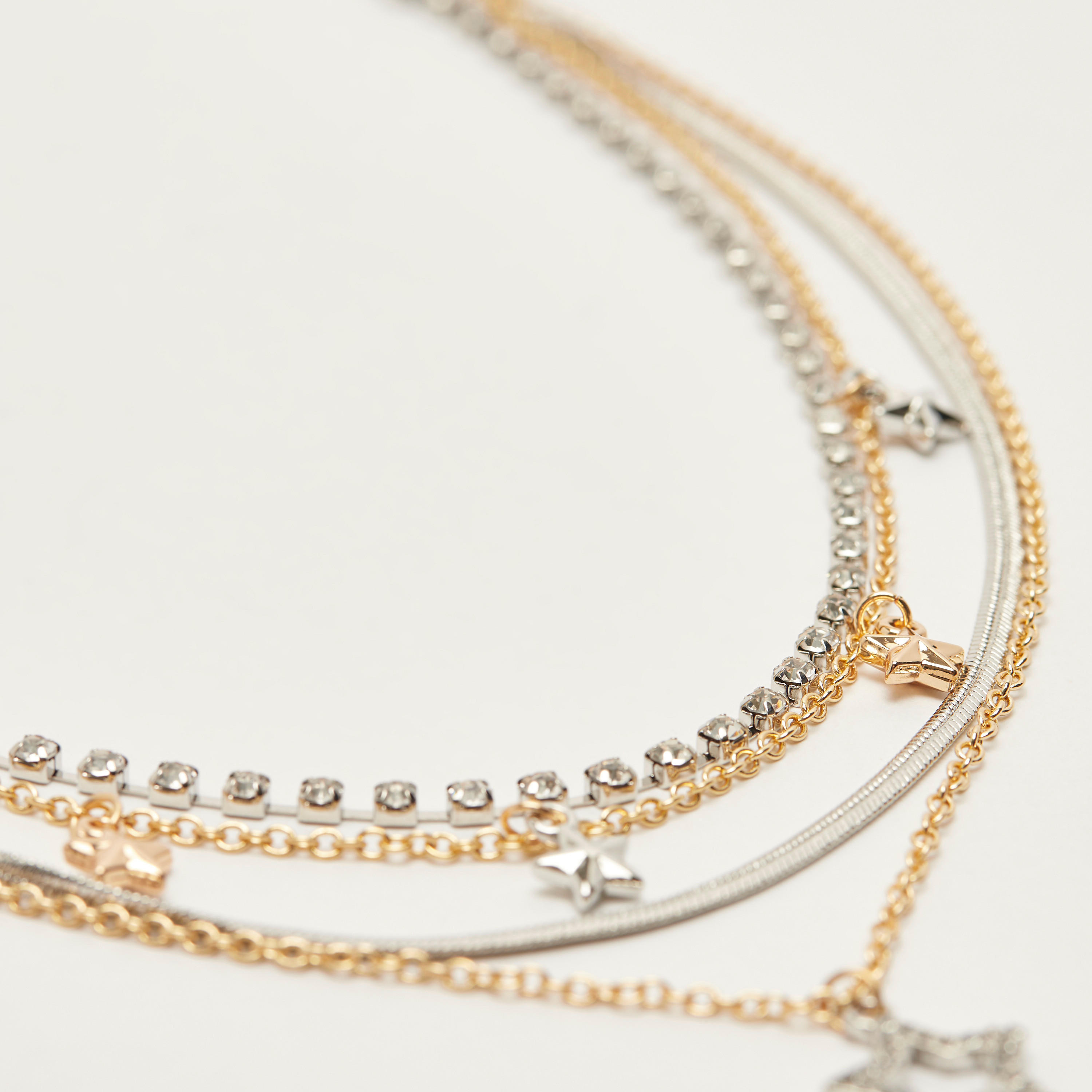 قلادة مزيّنة متعددة الطبقات بمشبك إغلاق-women-watchesandjewellery-jewellery-necklacesandpendants-image-3