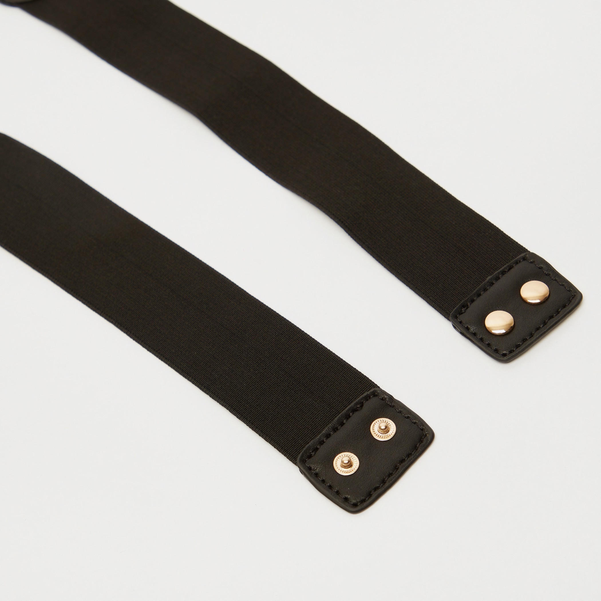 حزام بارز الملمس بزر إغلاق كباس وزينة سلسلة-women-clothingaccessories-belts-image-5