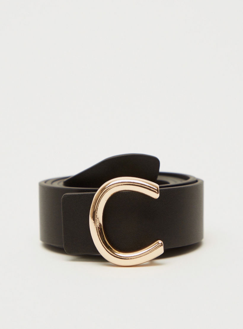 Solid Belt with Pin Buckle Closure-women-clothingaccessories-belts-image-1