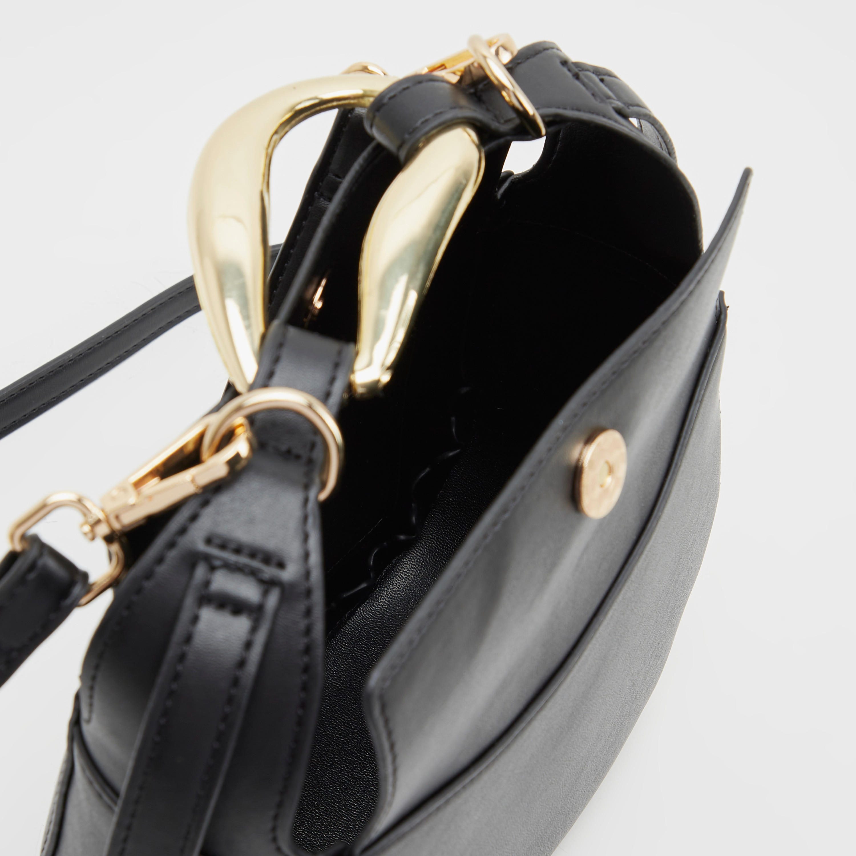 Solid Crossbody Bag with Adjustable Strap and Snap Button Closure-women-bagsandwallets-handbags-image-6