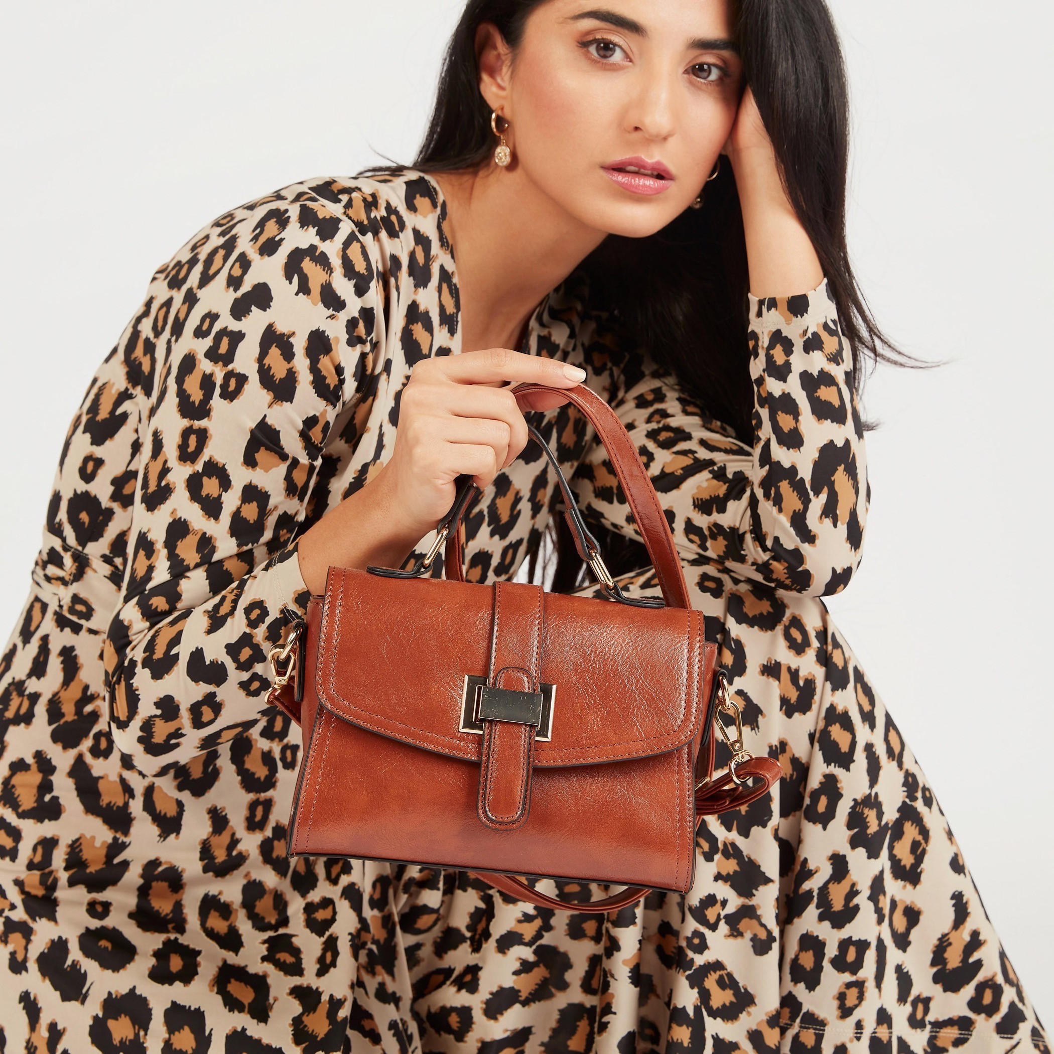 Solid Satchel Bag with Detachable Strap and Grab Handle-women-bagsandwallets-handbags-image-2