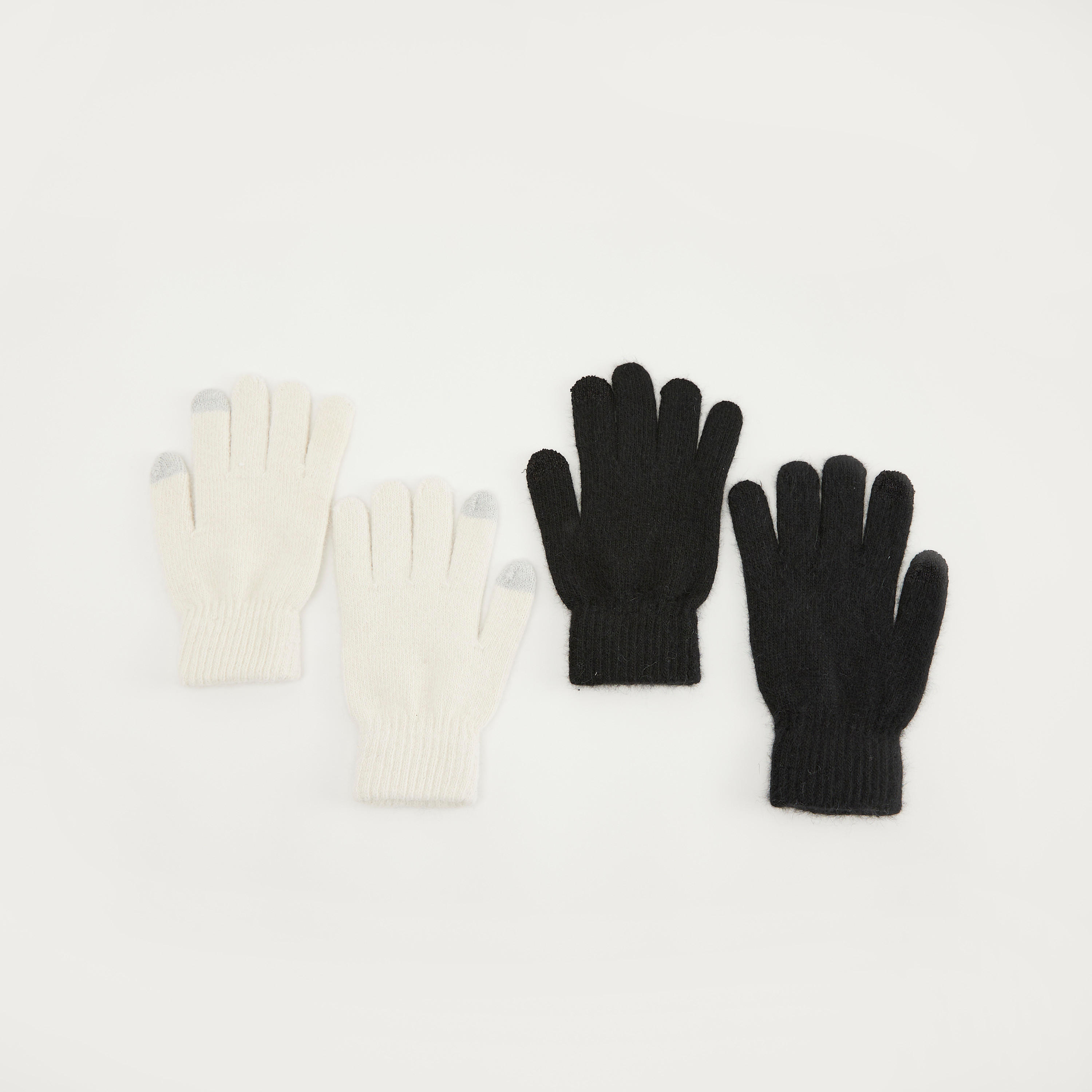 Set of 2 - Textured Touchscreen Gloves-women-clothingaccessories-gloves-image-1