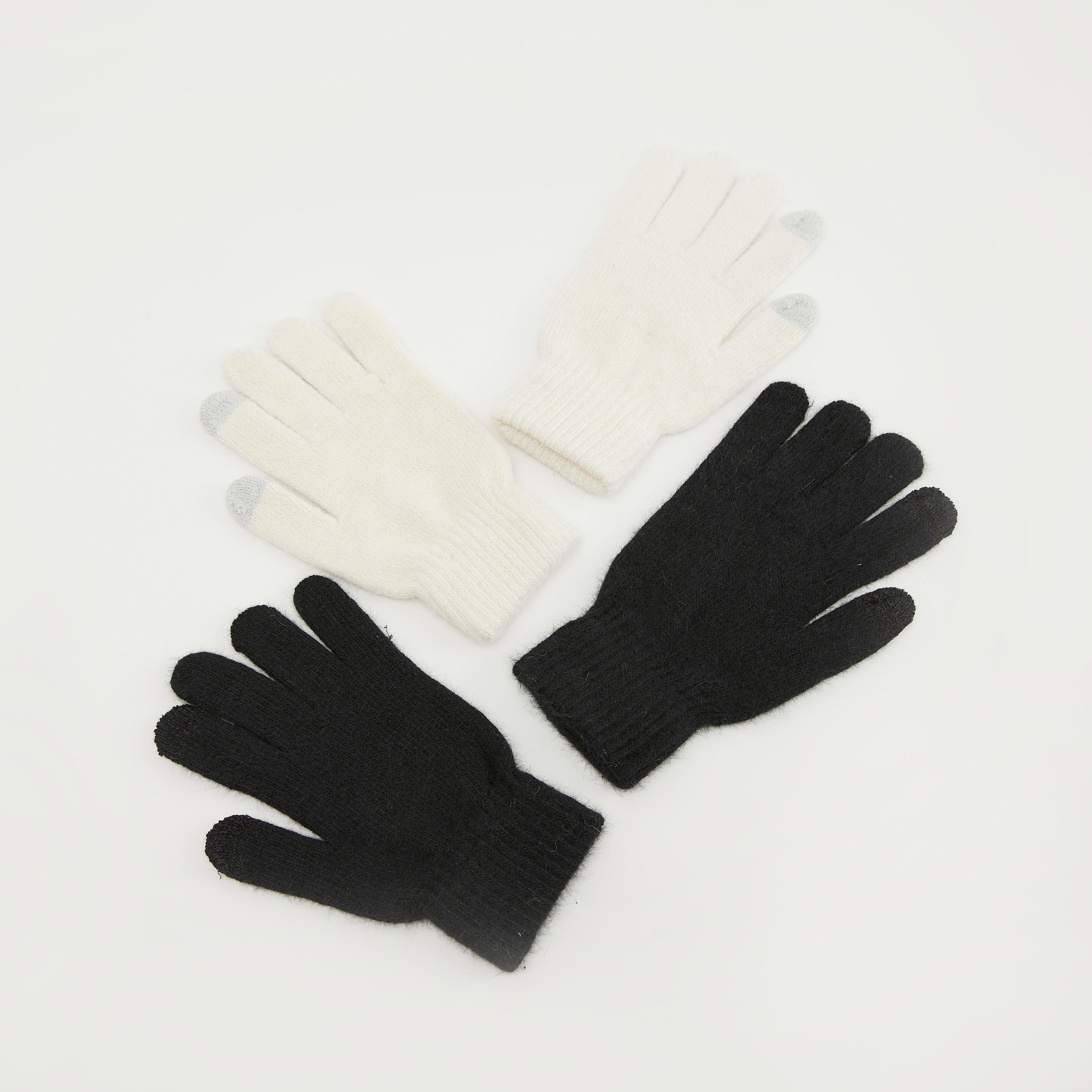 Set of 2 - Textured Touchscreen Gloves-women-clothingaccessories-gloves-image-3