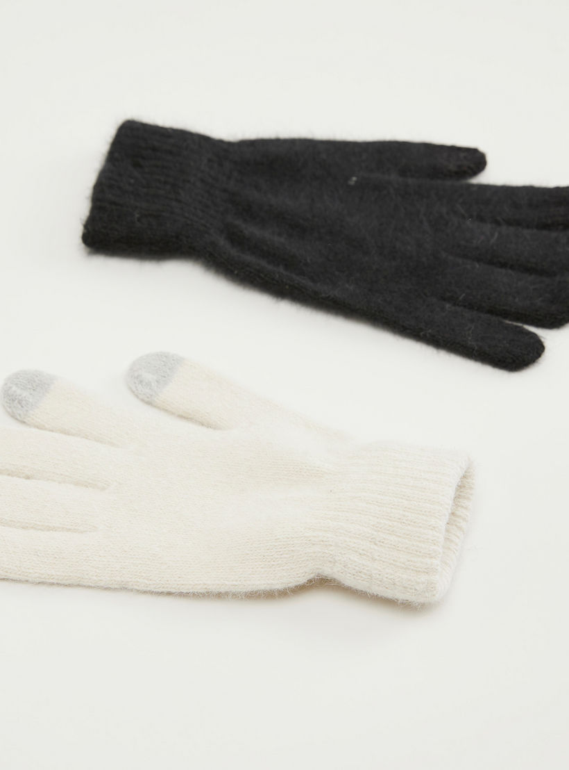 Set of 2 - Textured Touchscreen Gloves-women-clothingaccessories-gloves-image-6