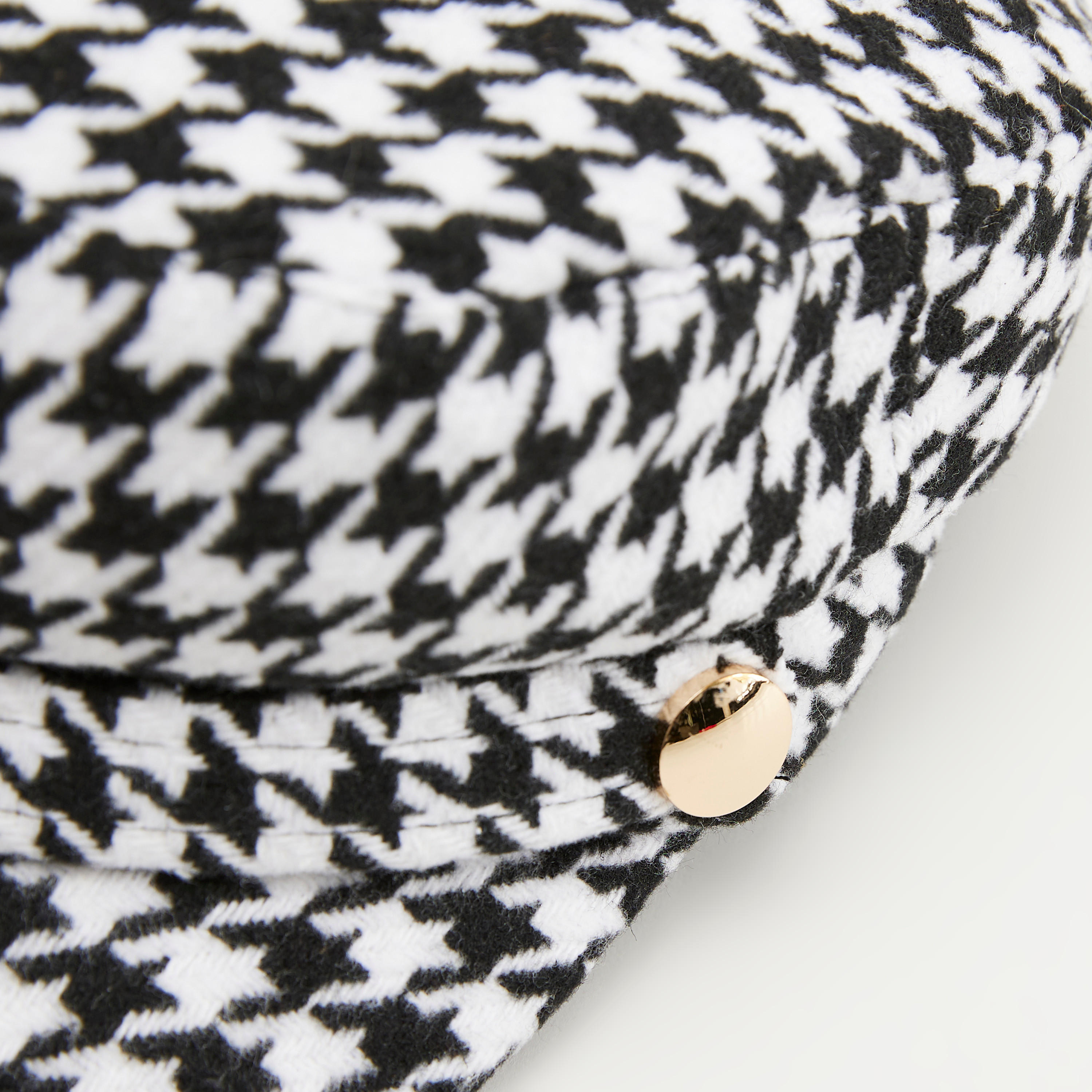 كاب كاروهات أبيض وأسود بطبعات للأولاد-women-clothingaccessories-capsandhats-image-4