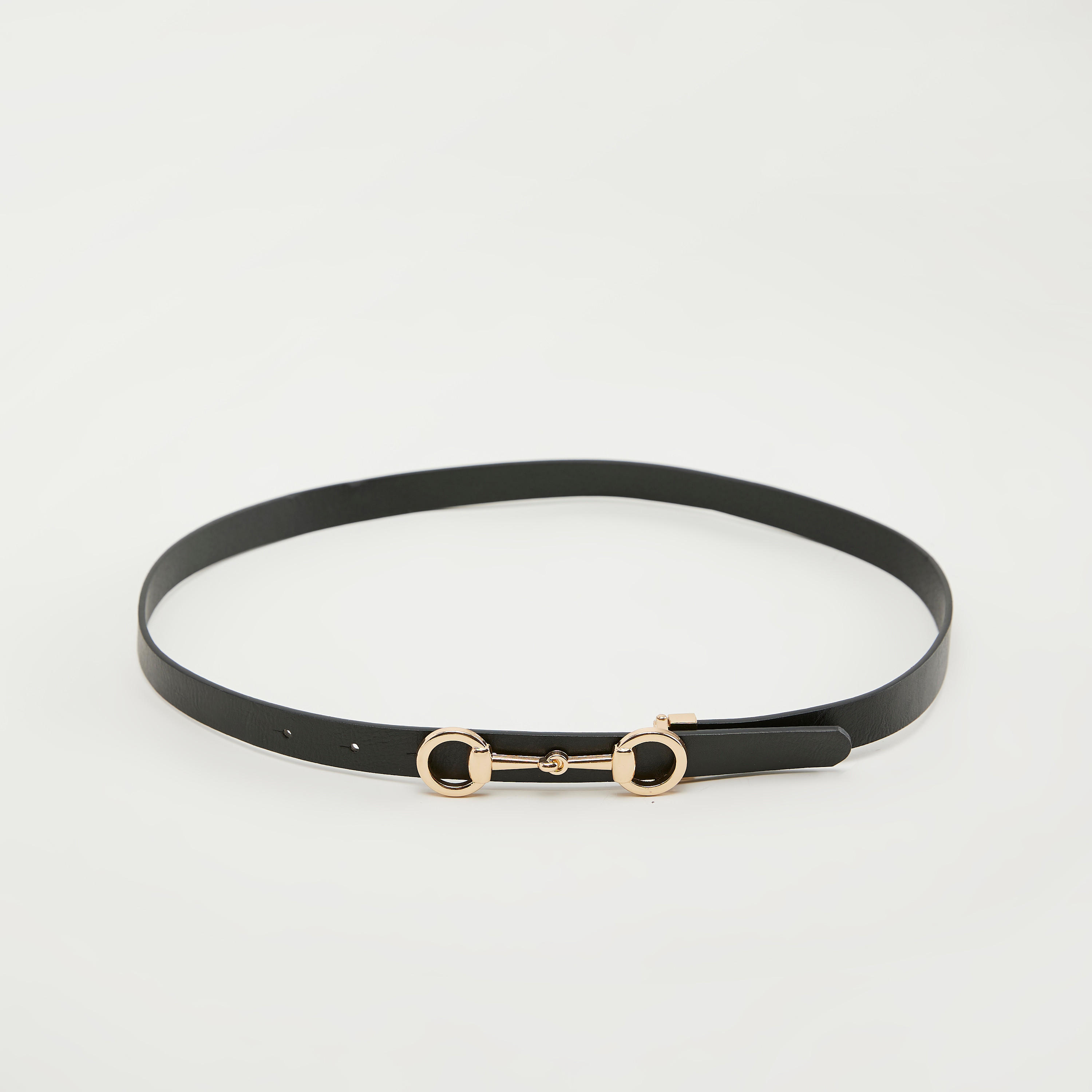 حزام خصر سادة بقفل بإبزيم إغلاق-women-clothingaccessories-belts-image-2