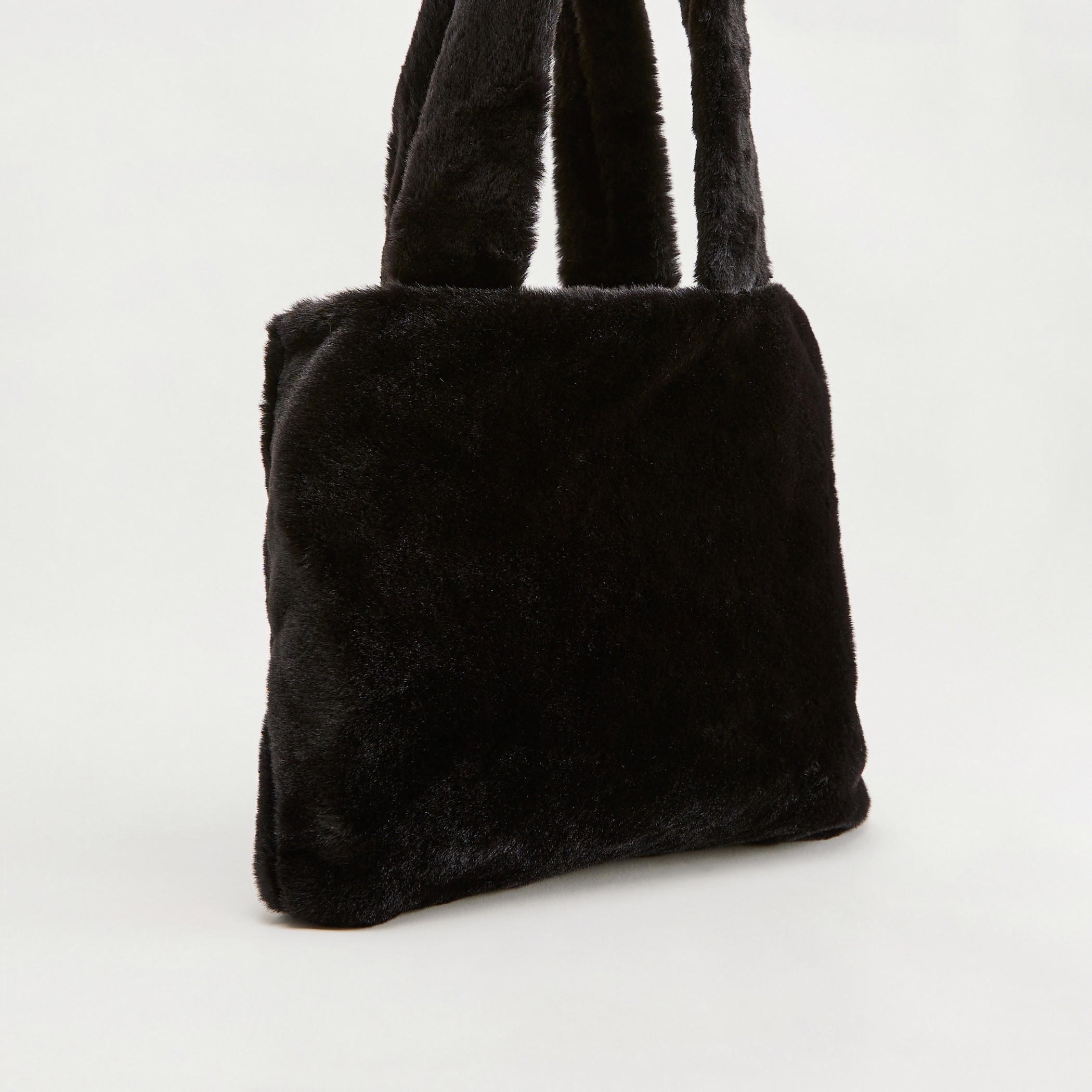 شنطة كتف مخمليّة بارزة الملمس بمقابض مزدوجة-women-bagsandwallets-handbags-image-2