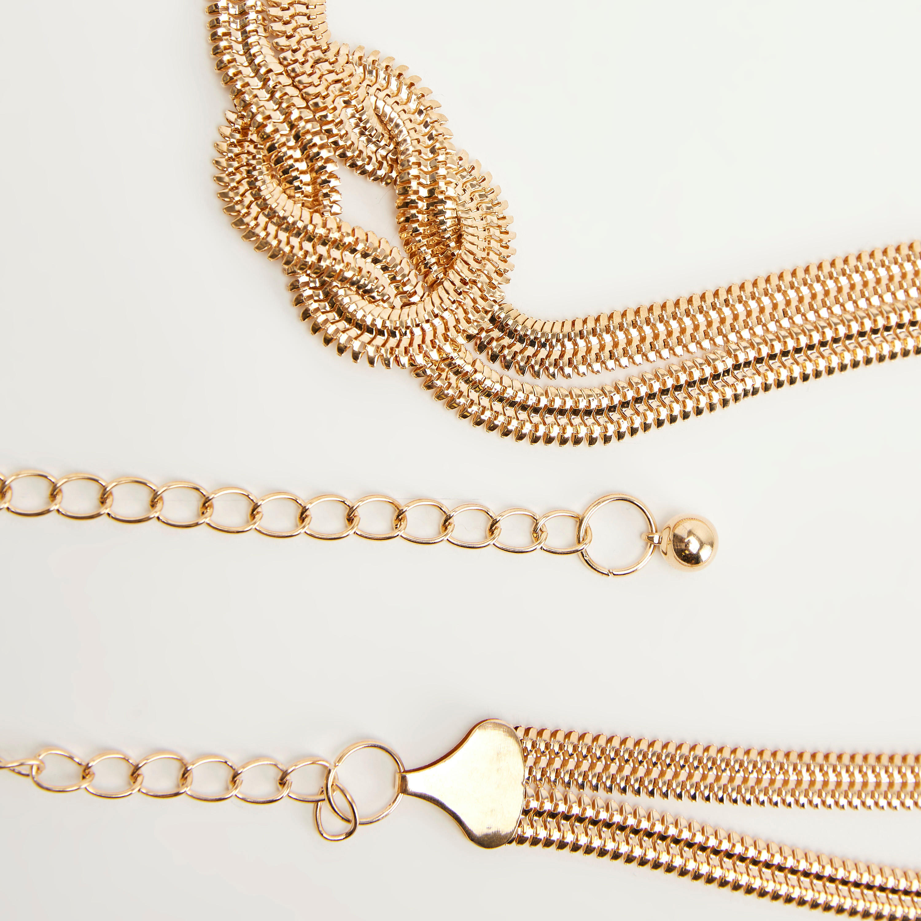 حزام خصر بارز الملمس بعقدة وإبزيم إغلاق-women-clothingaccessories-belts-image-4