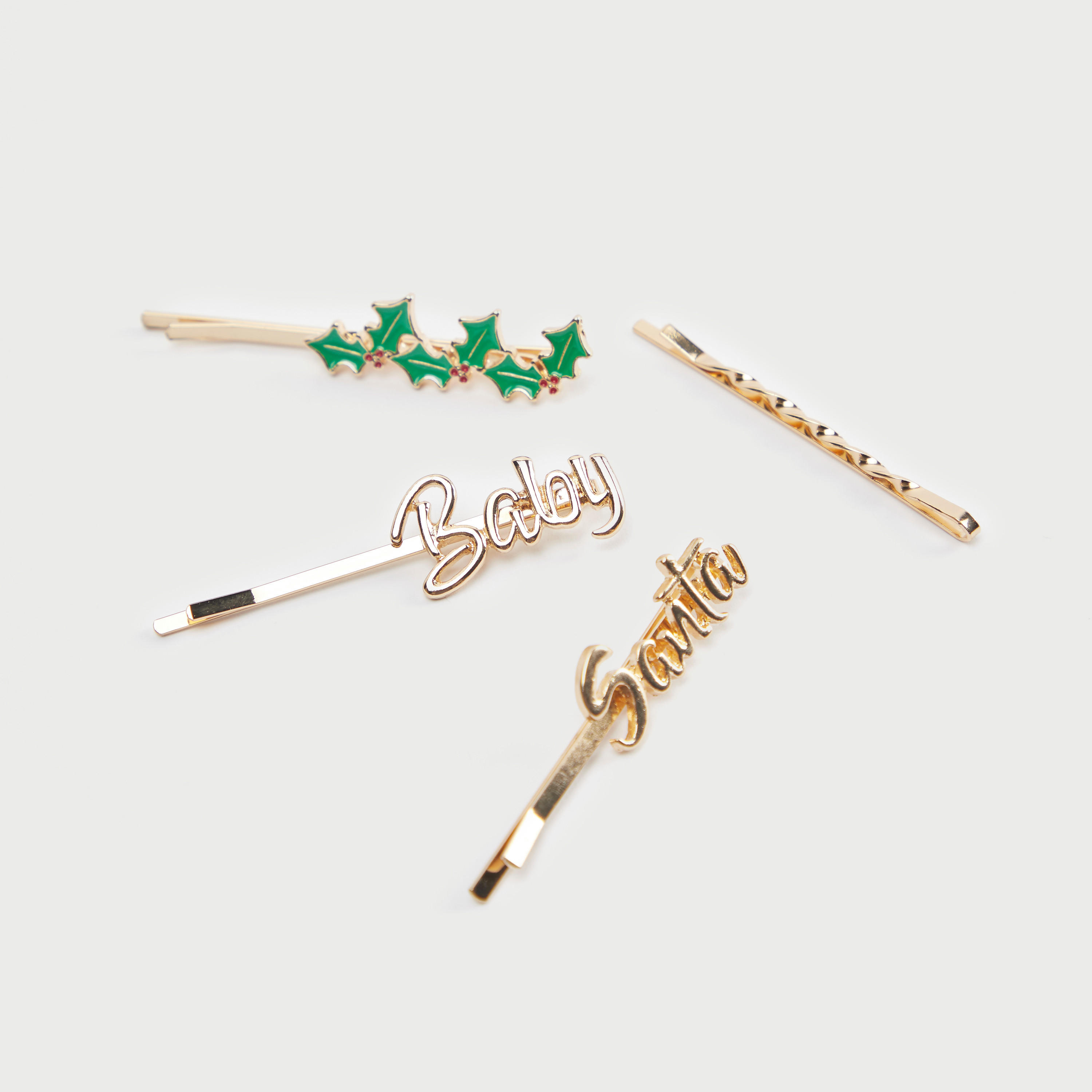 دبابيس شعر متنوعة - طقم من 4 قطع-women-hairaccessories-image-3
