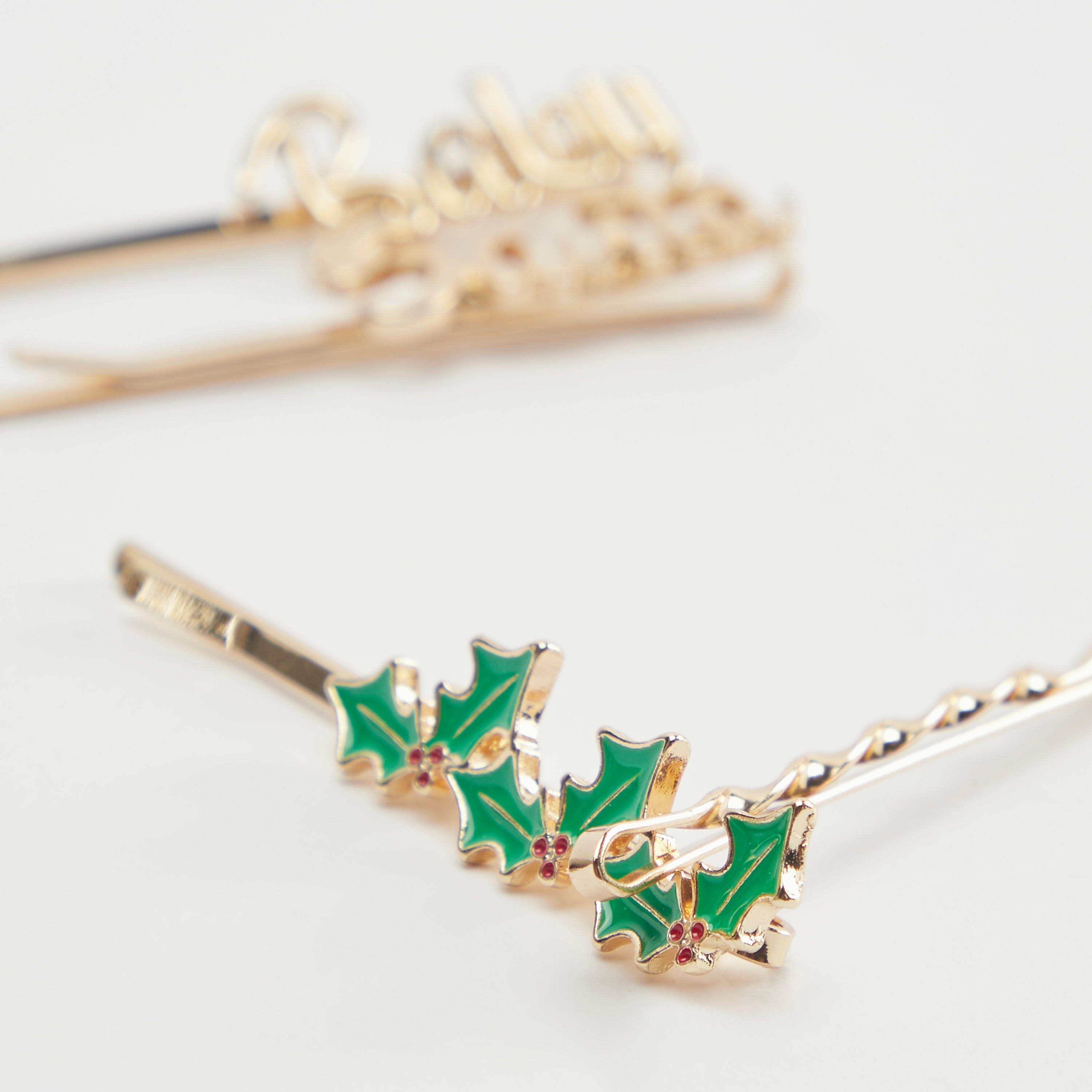 دبابيس شعر متنوعة - طقم من 4 قطع-women-hairaccessories-image-4