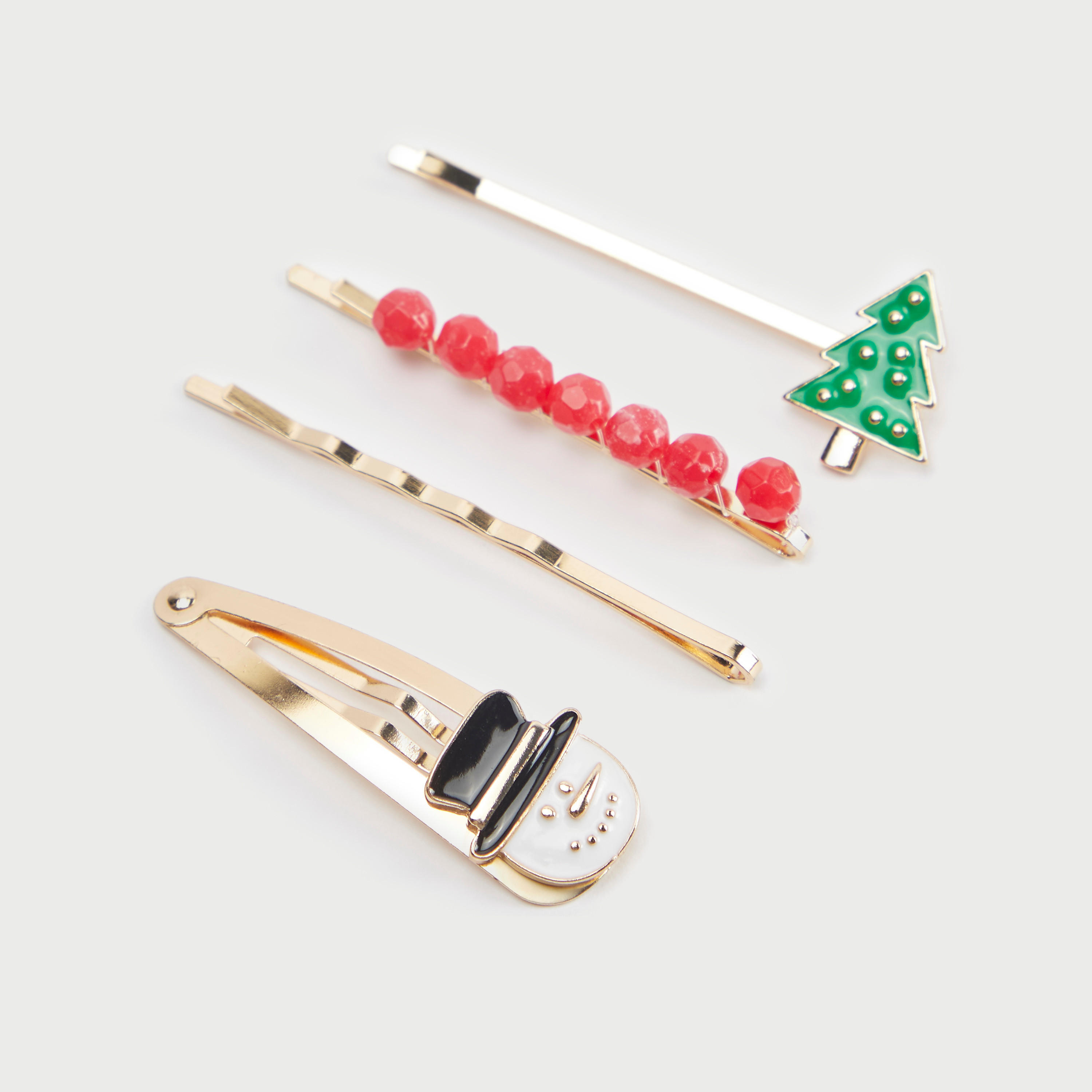 مشابك شعر متنوّعة - طقم من 4 قطع-women-hairaccessories-image-1