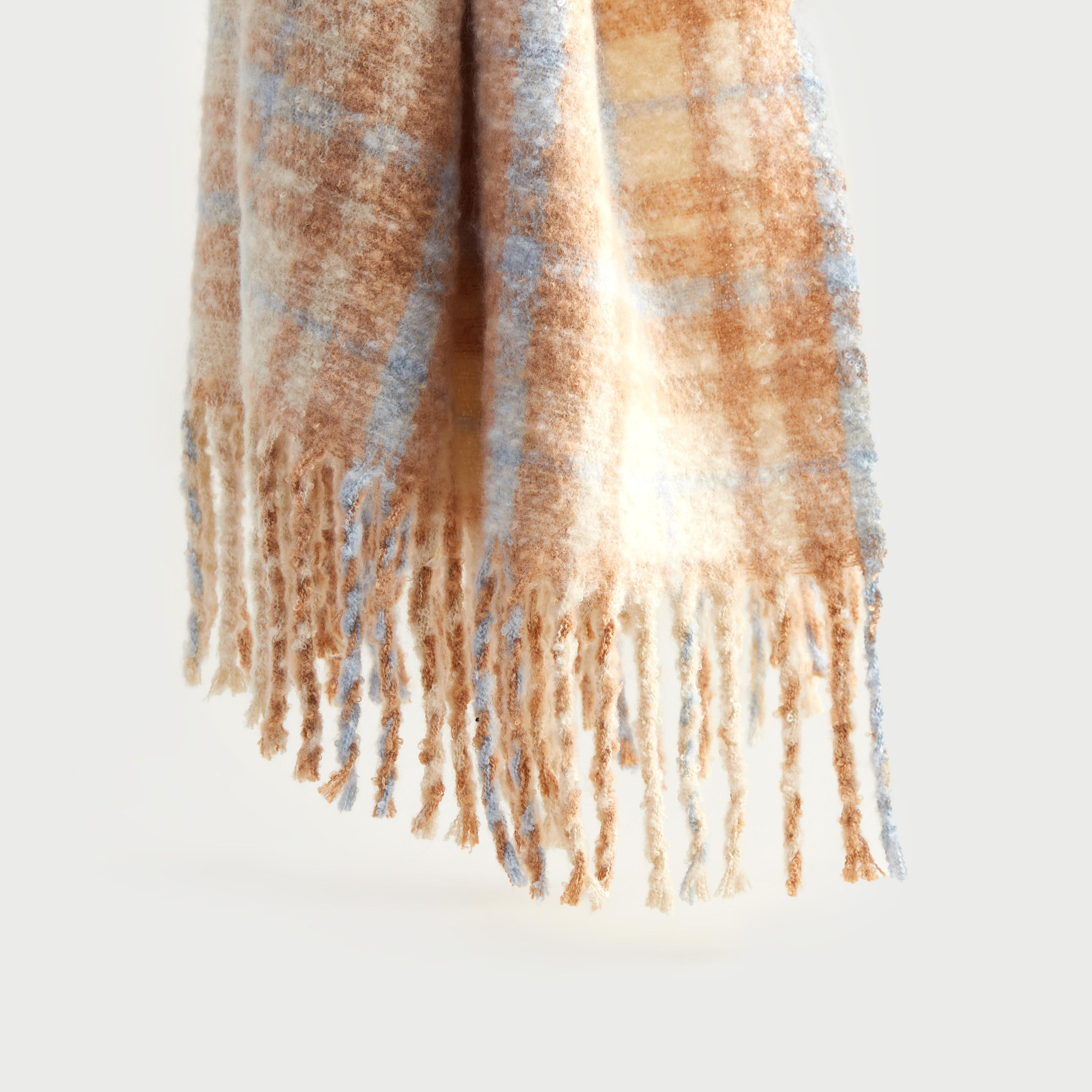 Checked Blanket Scarf with Fringes-women-clothingaccessories-scarves-image-1