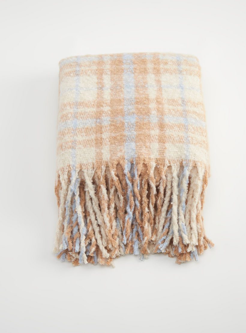 Checked Blanket Scarf with Fringes-women-clothingaccessories-scarves-image-4