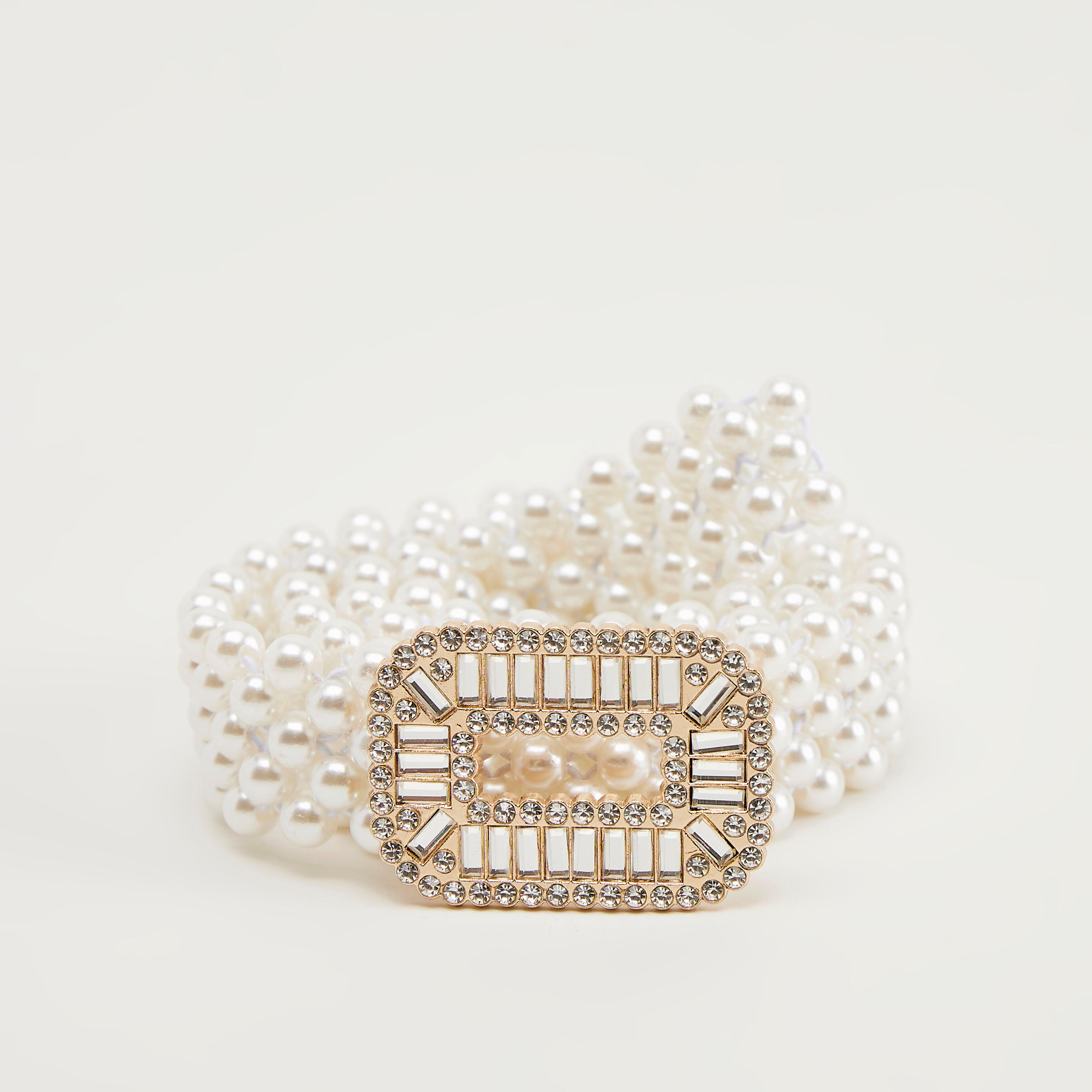 حزام خصر مزيّن بإبزيم إغلاق كبّاس-women-clothingaccessories-belts-image-1