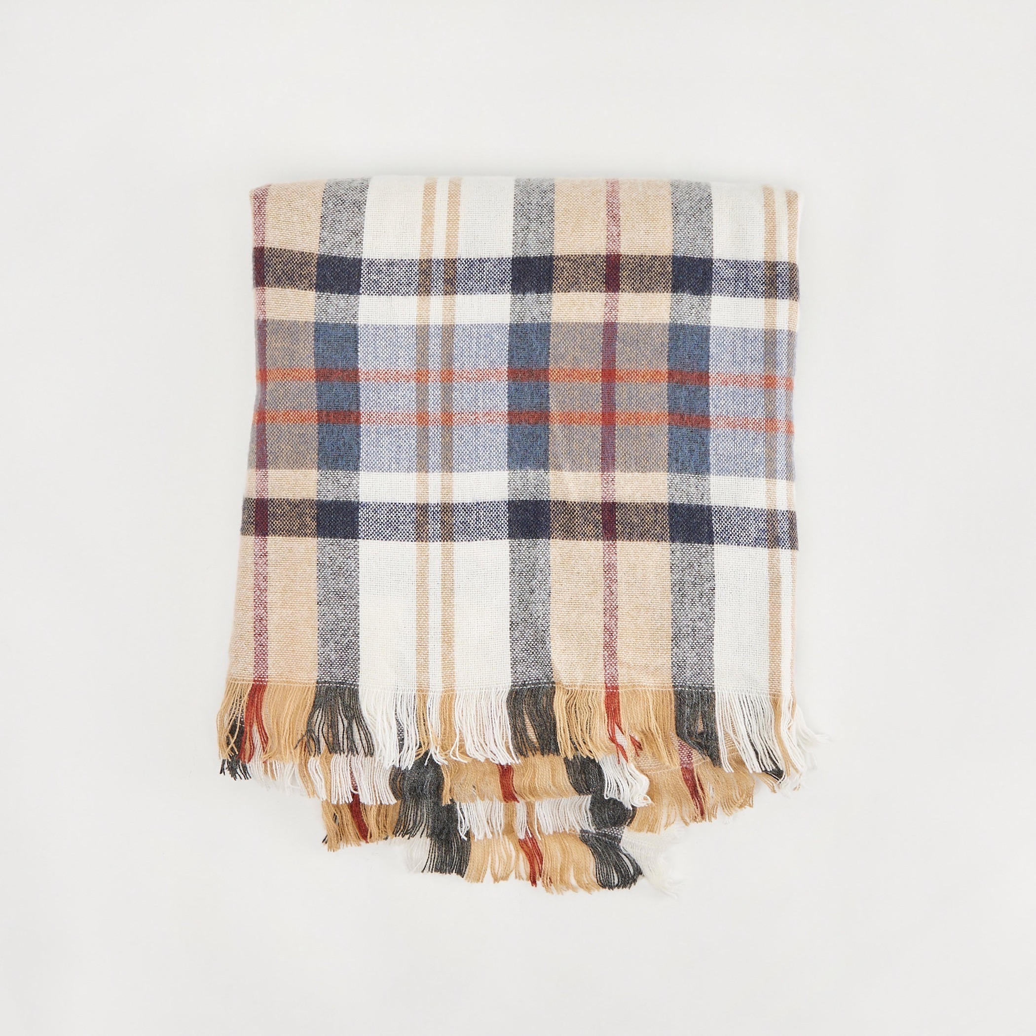 Checked Cape with Frayed Detail-women-winterwear-coatsandjackets-jackets-image-3