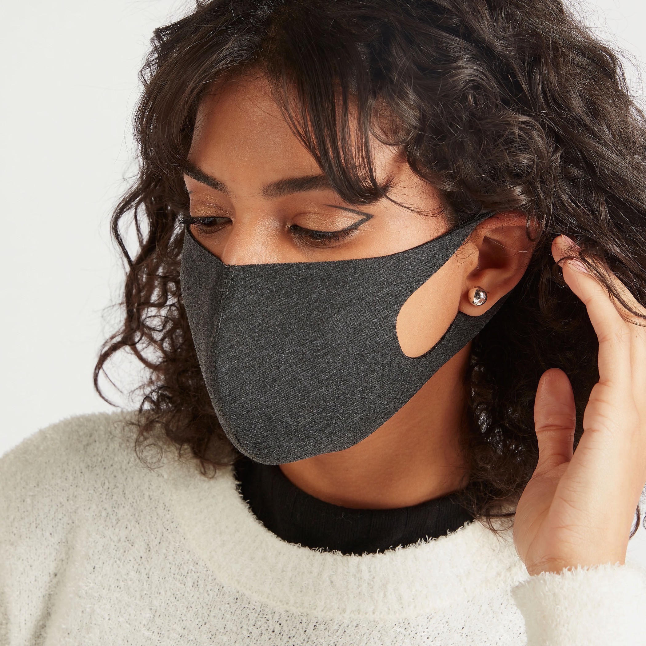 Solid Anti-Dust Face Mask with Cutout Earloops-women-clothingaccessories-fashionmasks-image-2