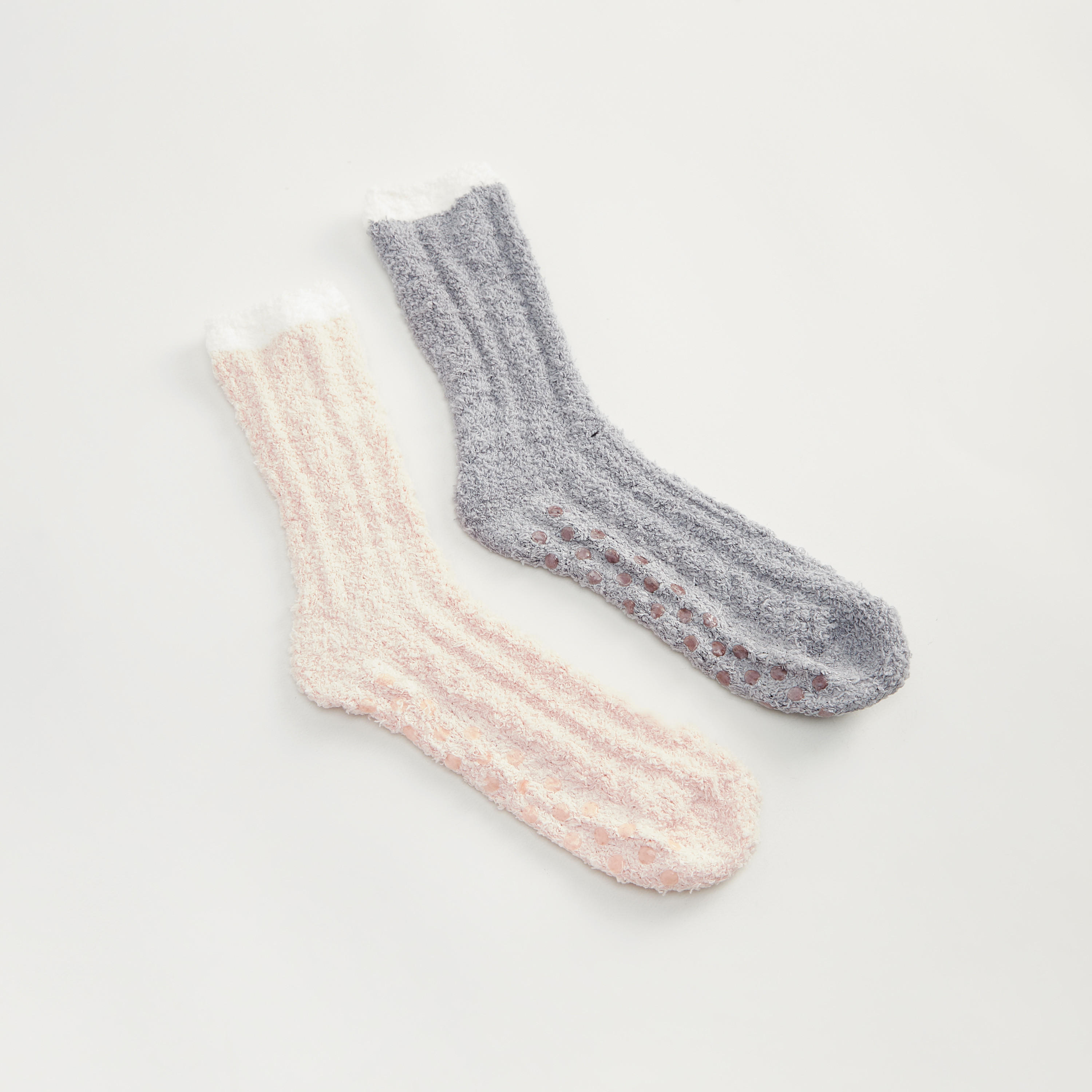 جوارب بارزة الملمس- طقم من 2 أزواج-women-socksandstockings-image-1