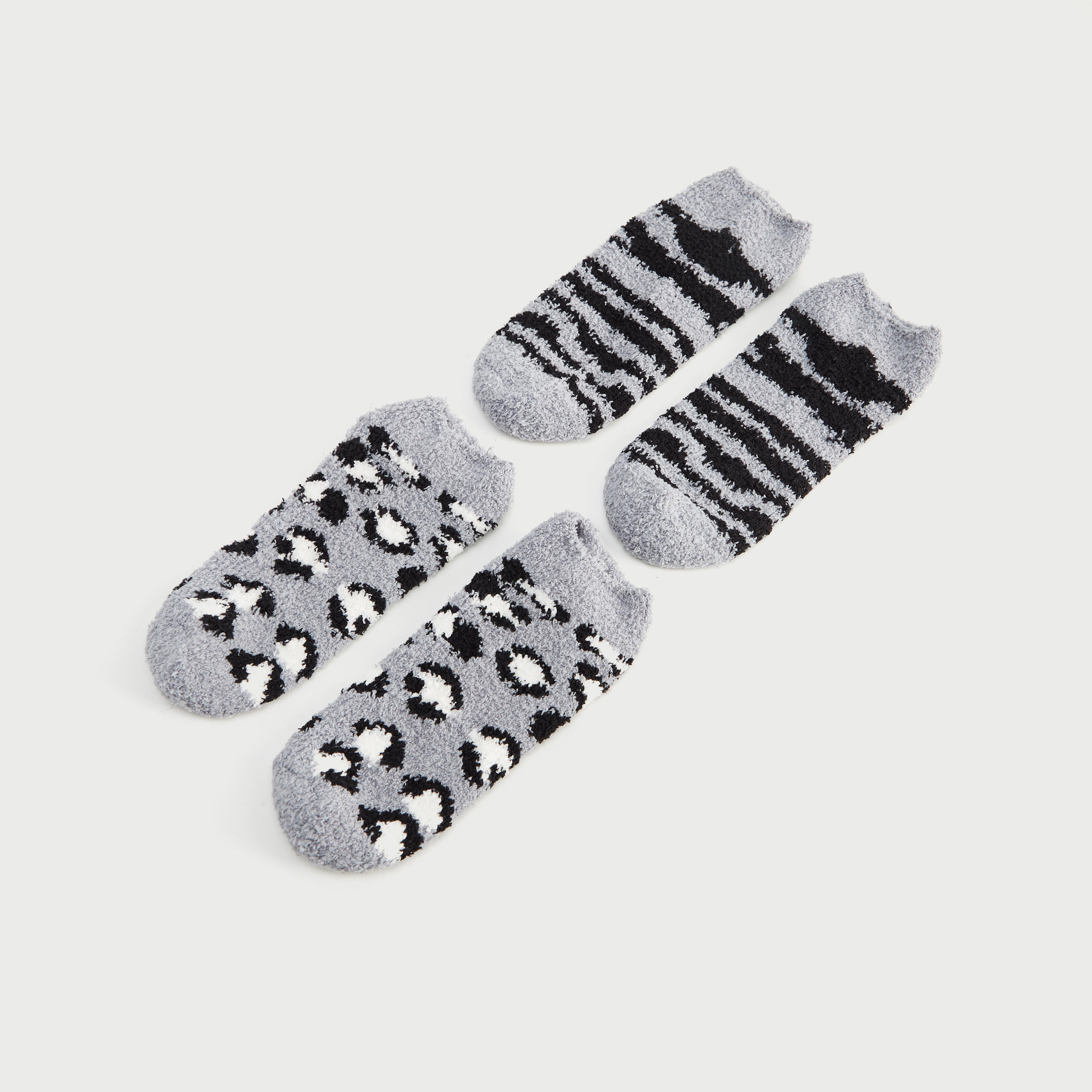 جوارب بطبعات حيوانات -طقم من 2 زوج-women-socksandstockings-image-2