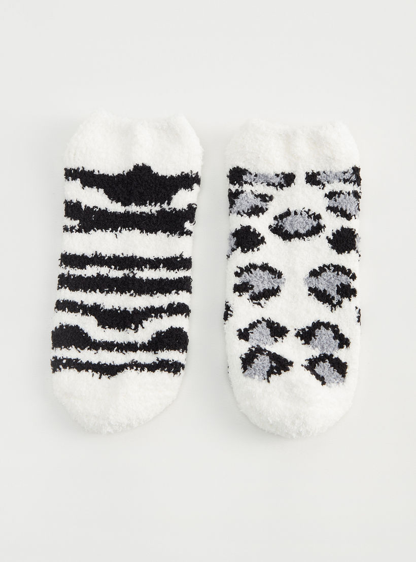 جوارب بطبعات حيوانات- طقم من 2-women-socksandstockings-image-1