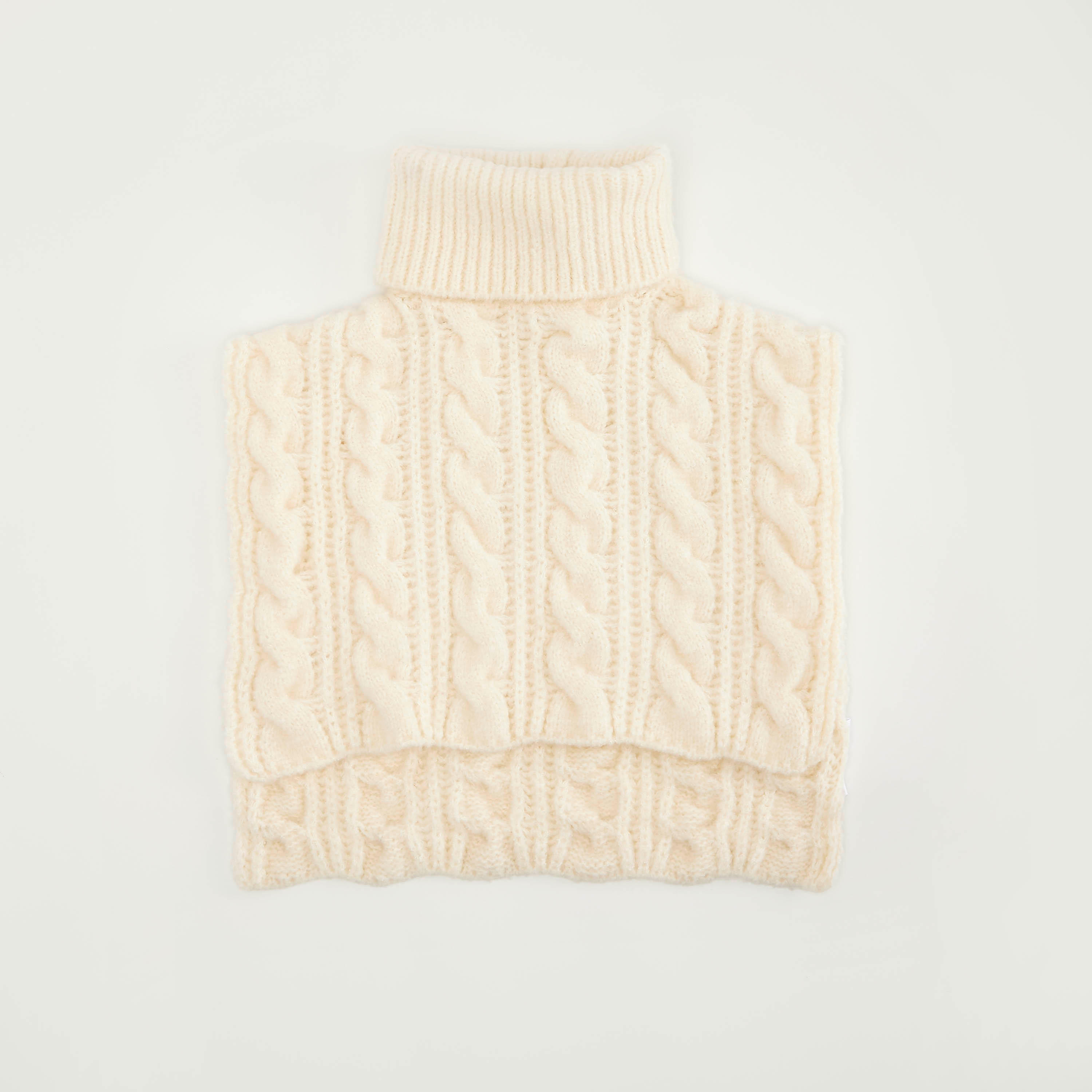 Textured Cable Knit Mock Neck Scarf-women-clothingaccessories-scarves-image-1