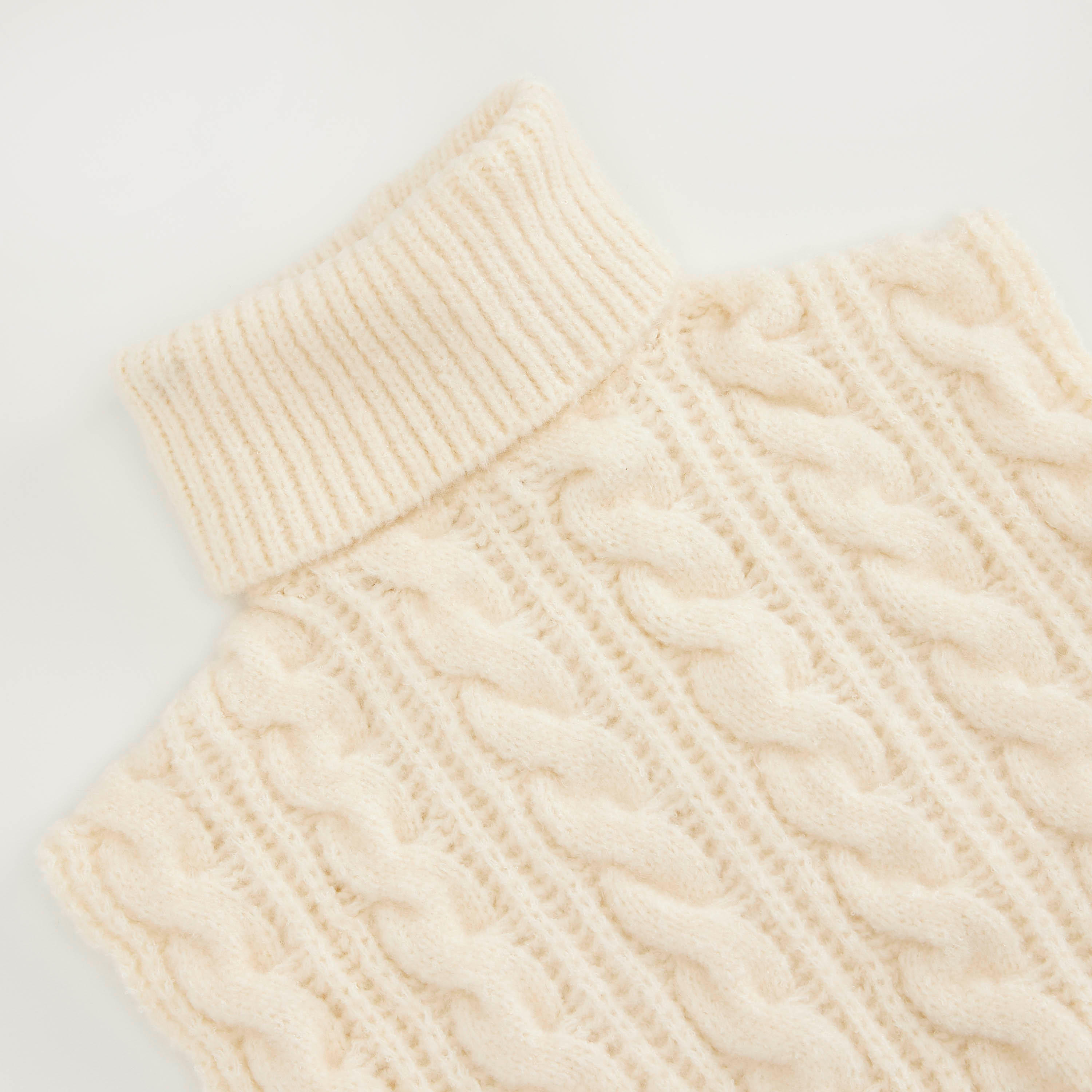 Textured Cable Knit Mock Neck Scarf-women-clothingaccessories-scarves-image-3