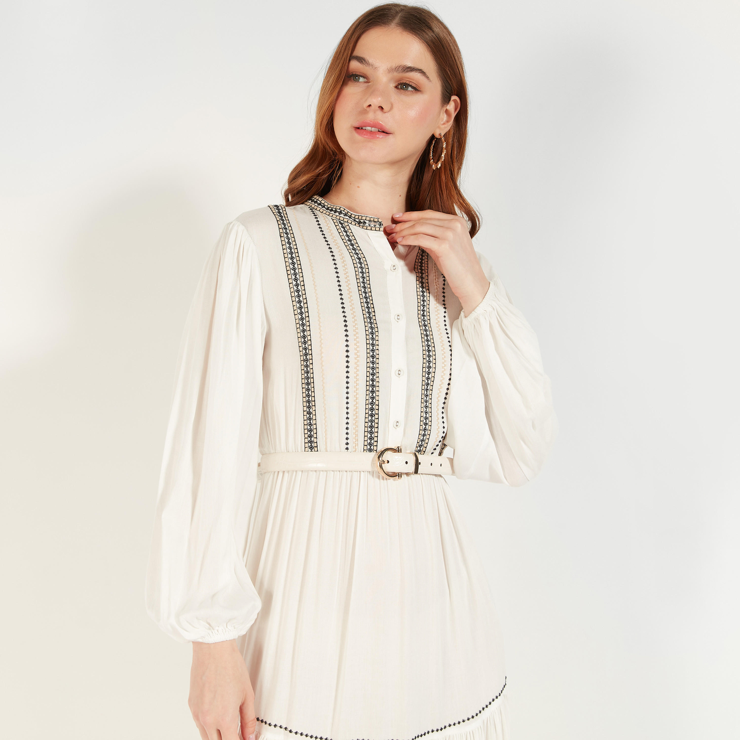 حزام سادة بإبزيم إغلاق بدبوس-women-clothingaccessories-belts-image-4
