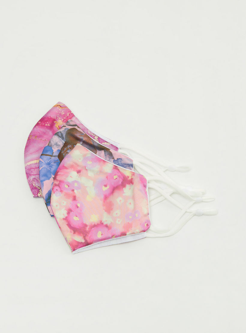 Set of 3 - Printed Mask-women-clothingaccessories-fashionmasks-image-1