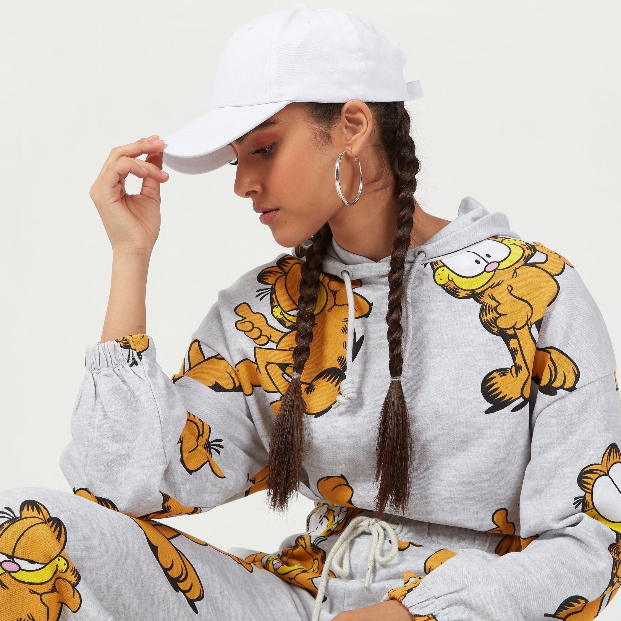 كاب سادة بحزام قابل للتعديل-women-clothingaccessories-capsandhats-image-5