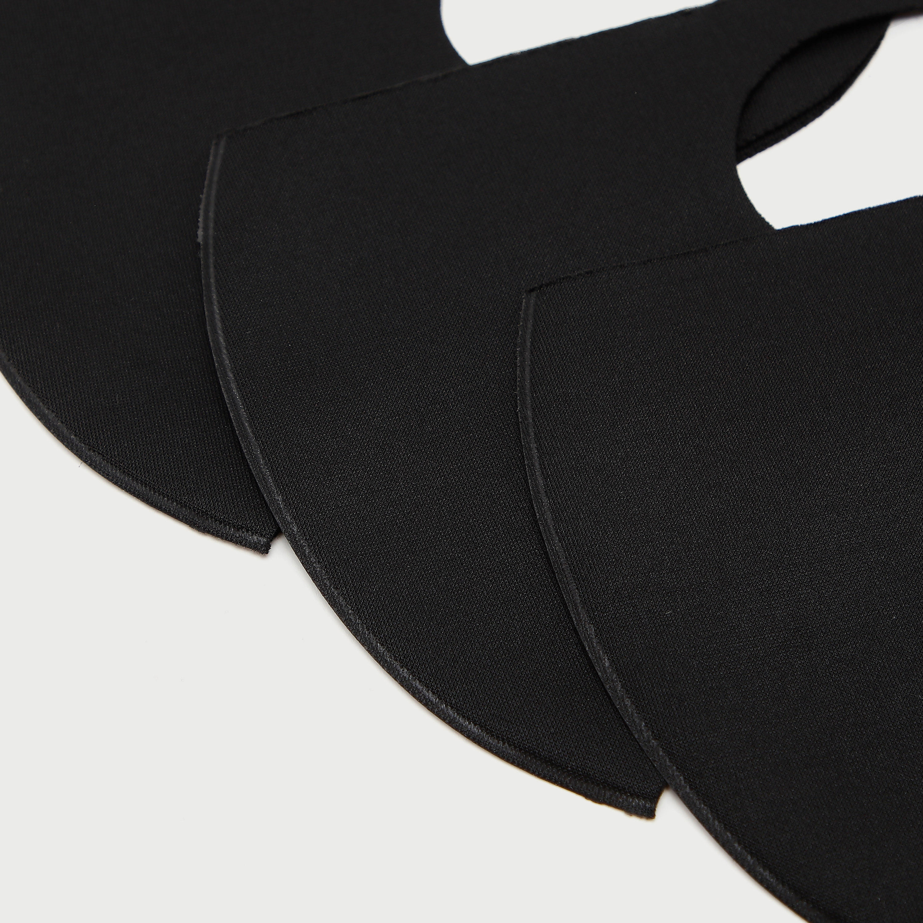Set of 3 - Gloo Solid Mask with Cutout Ear Loop-women-clothingaccessories-fashionmasks-image-2
