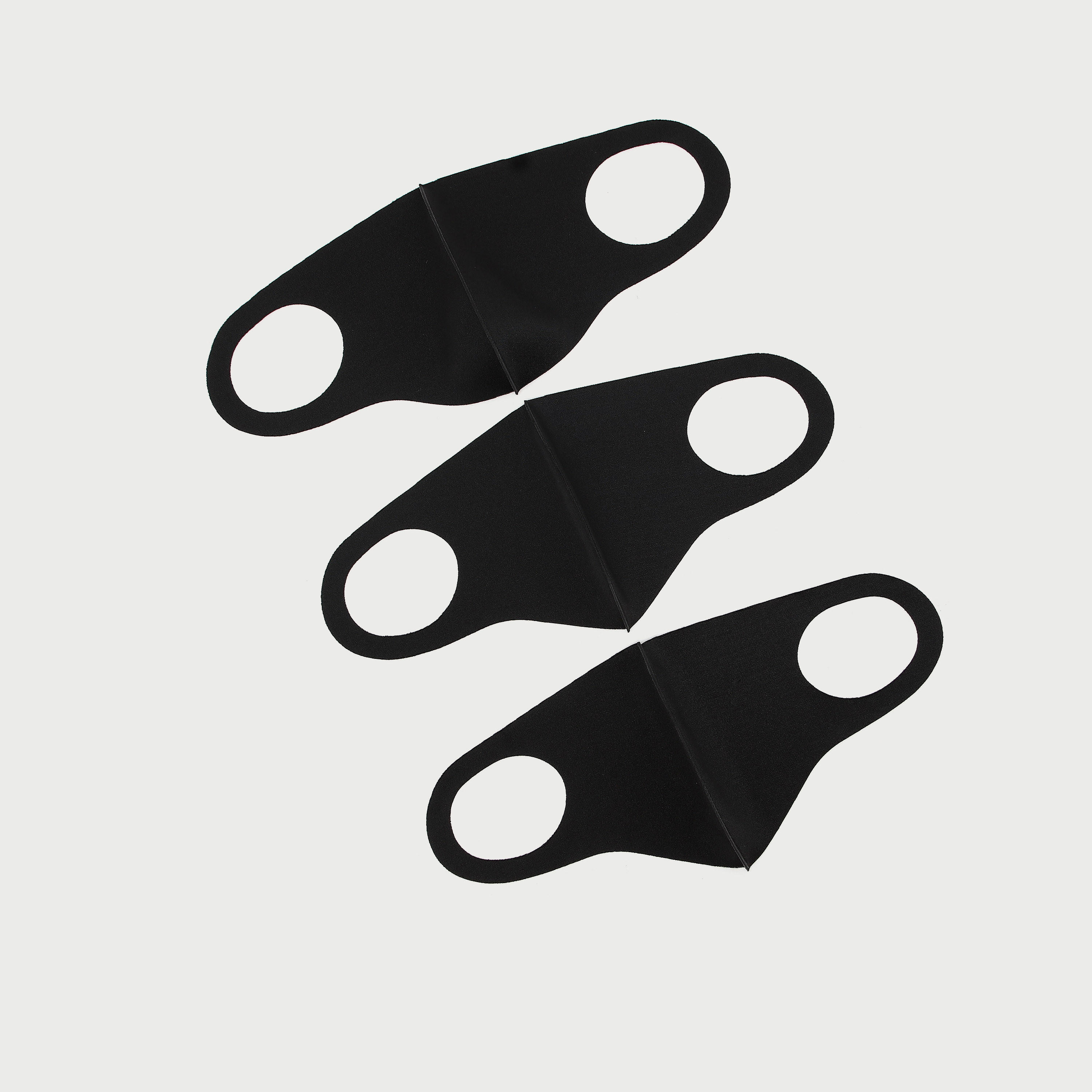 Set of 3 - Gloo Solid Mask with Cutout Ear Loop-women-clothingaccessories-fashionmasks-image-3
