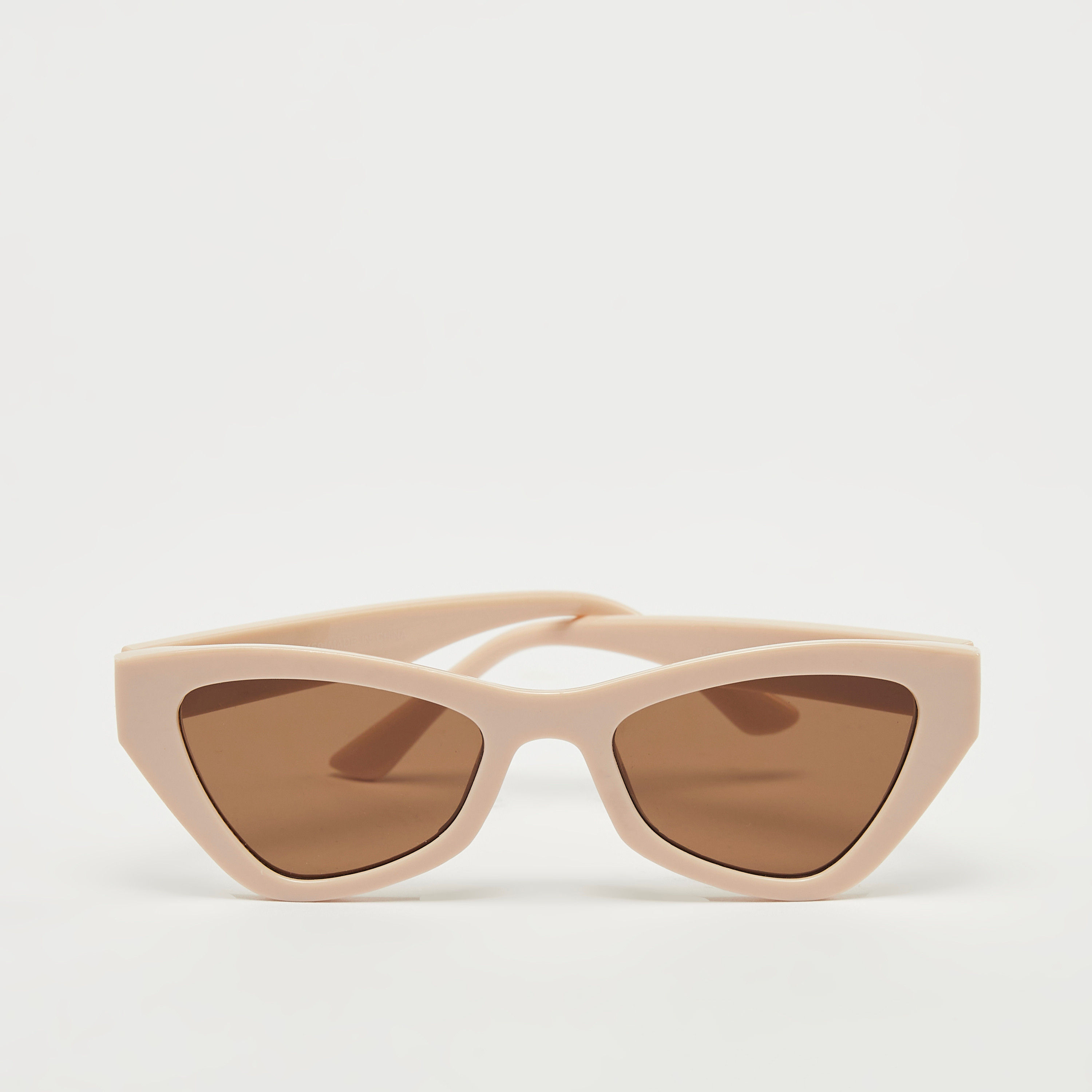 Tinted Lens Full Rim Sunglasses with Nose Pads-women-sunglasses-image-1