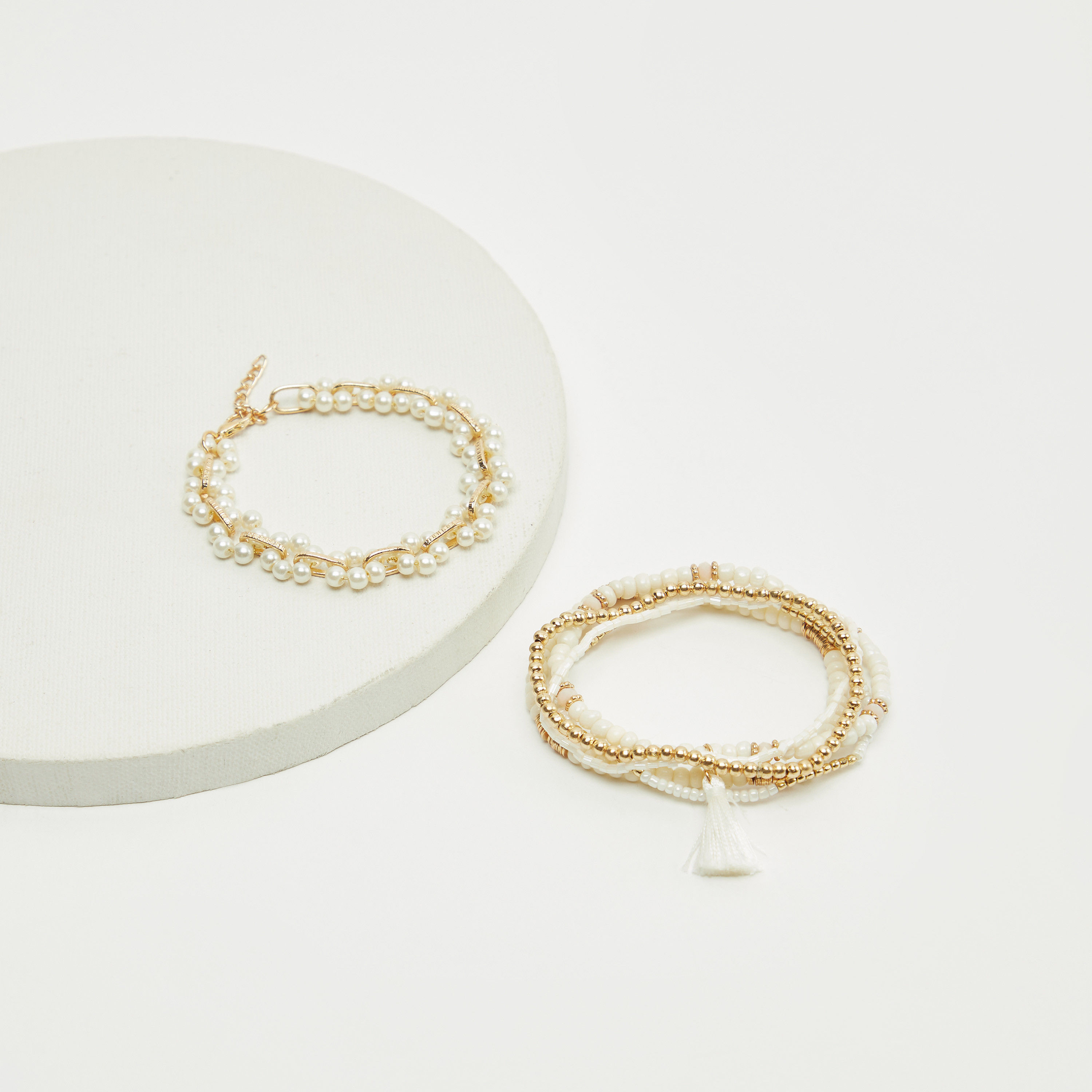 Set of 6 - Bead Embellished Bracelet-women-watchesandjewellery-jewellery-banglesandbracelets-image-1