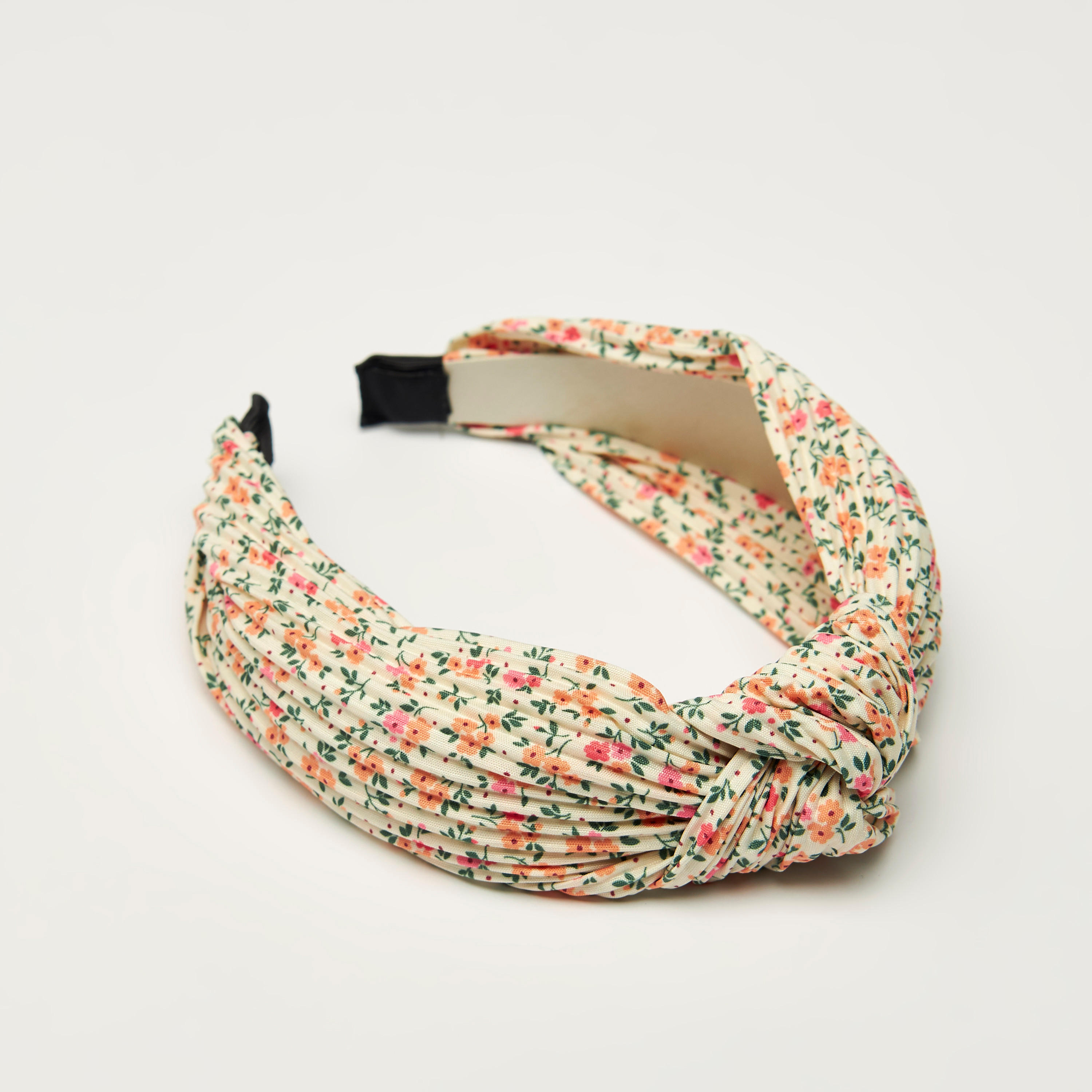Gloo Floral Print Headband with Knot Detail-women-hairaccessories-image-1