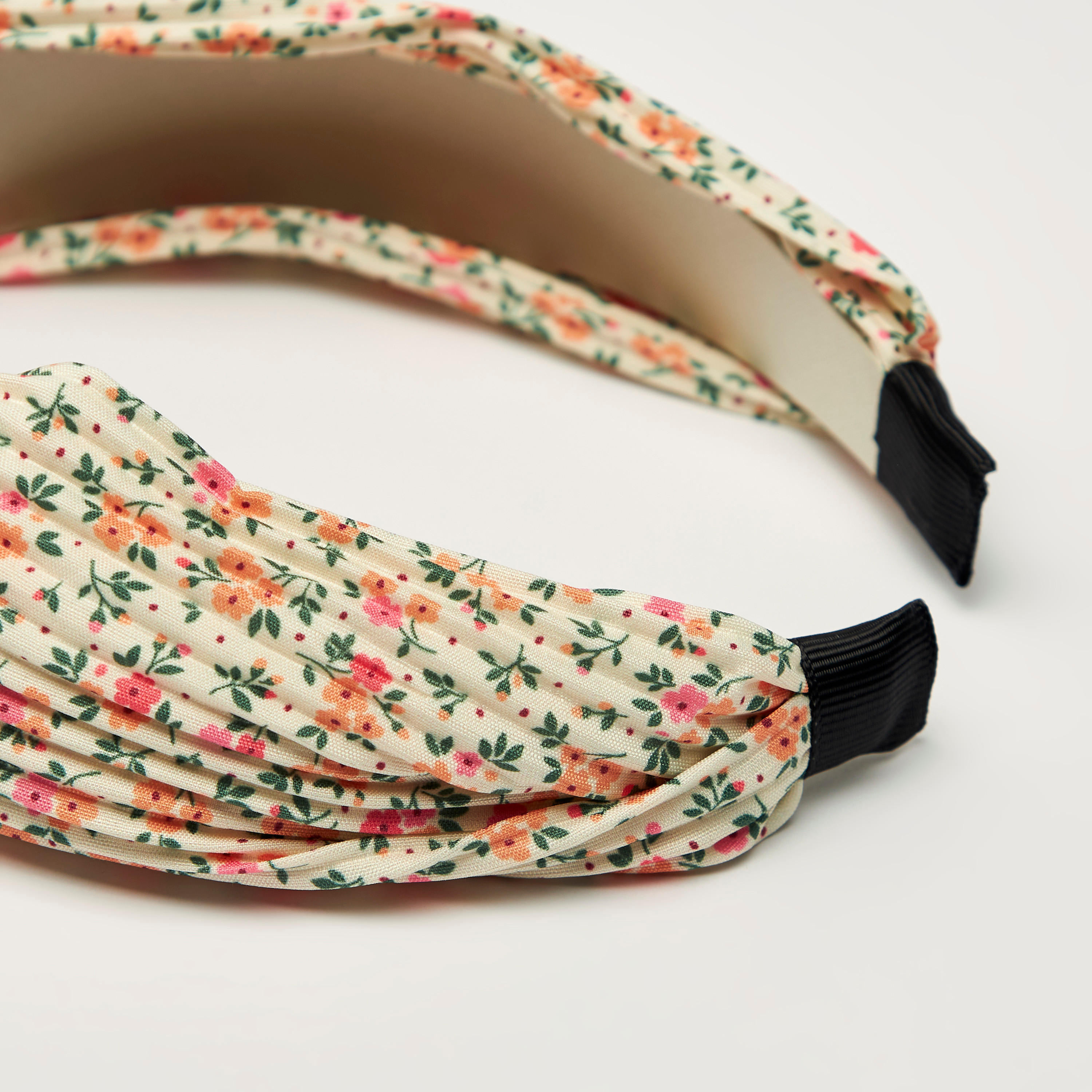 Gloo Floral Print Headband with Knot Detail-women-hairaccessories-image-4