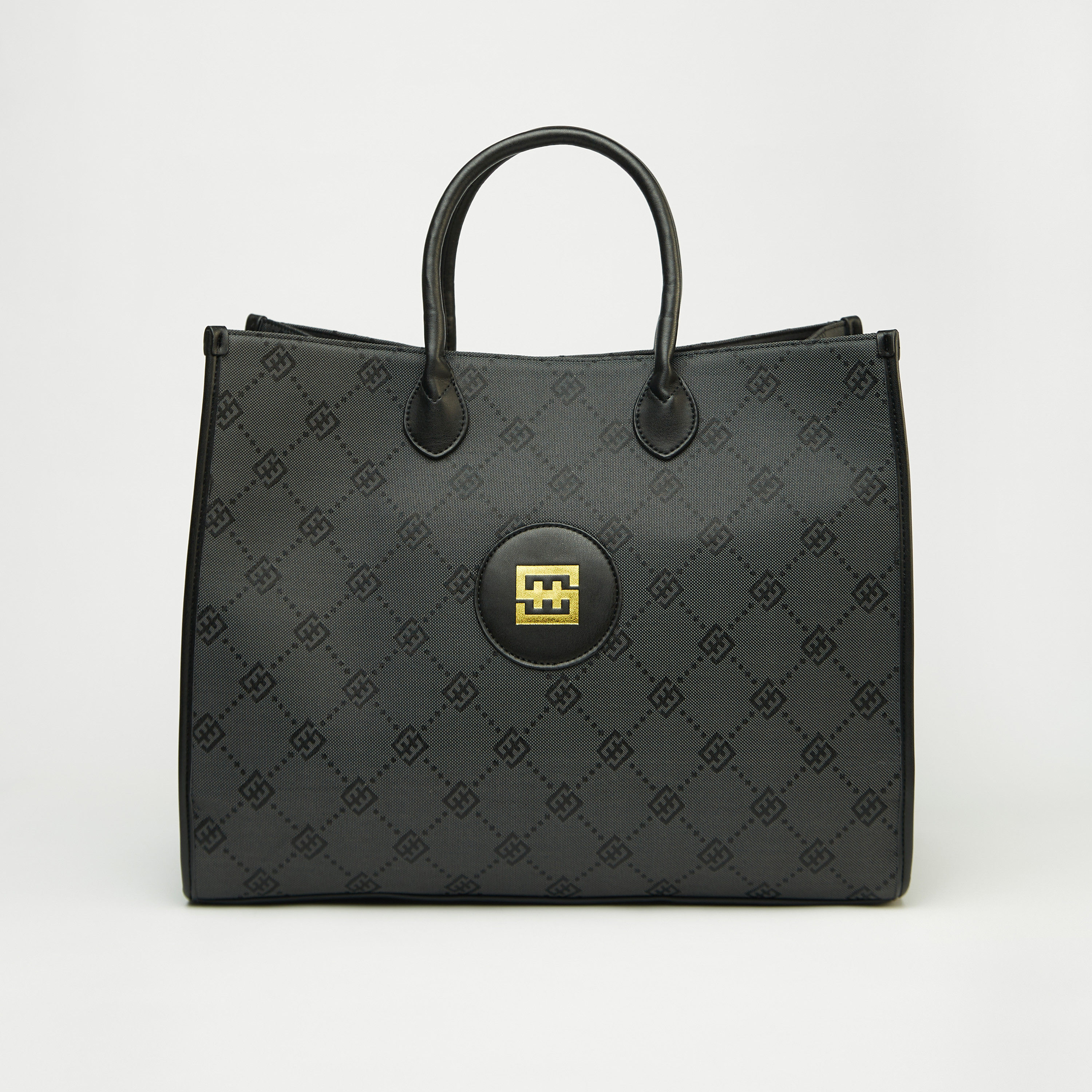 شنطة توتي بزر إغلاق كباس وحزام قابل للفصل وطبعات-women-bagsandwallets-handbags-image-1